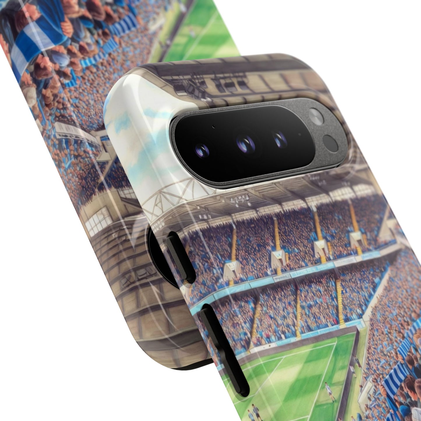 Sky blue crowd protective case