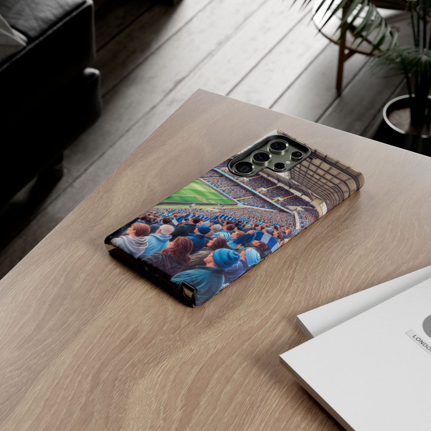 Sky blue crowd protective case