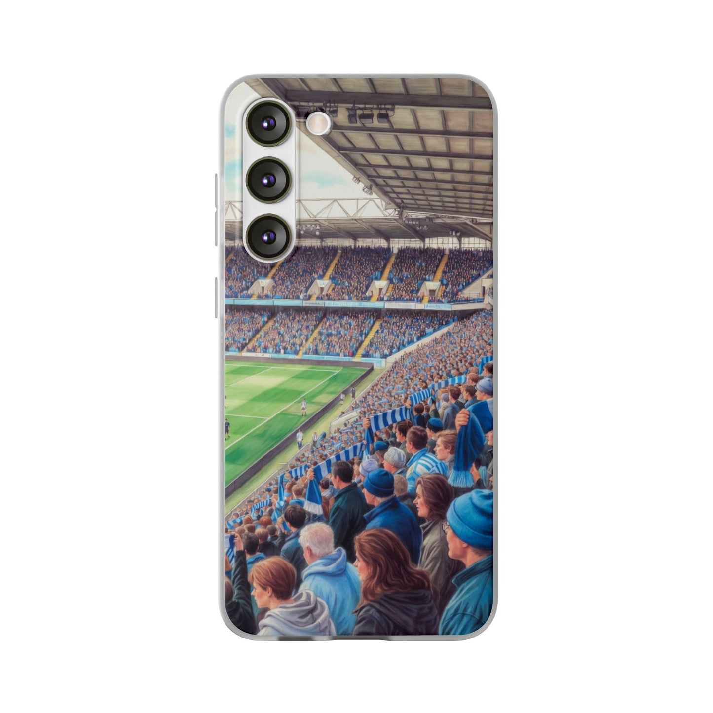 Sky blues Stadium Crowd Flexi phone case