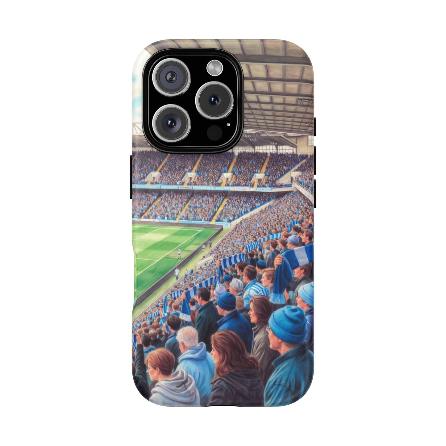 Sky blue crowd protective case