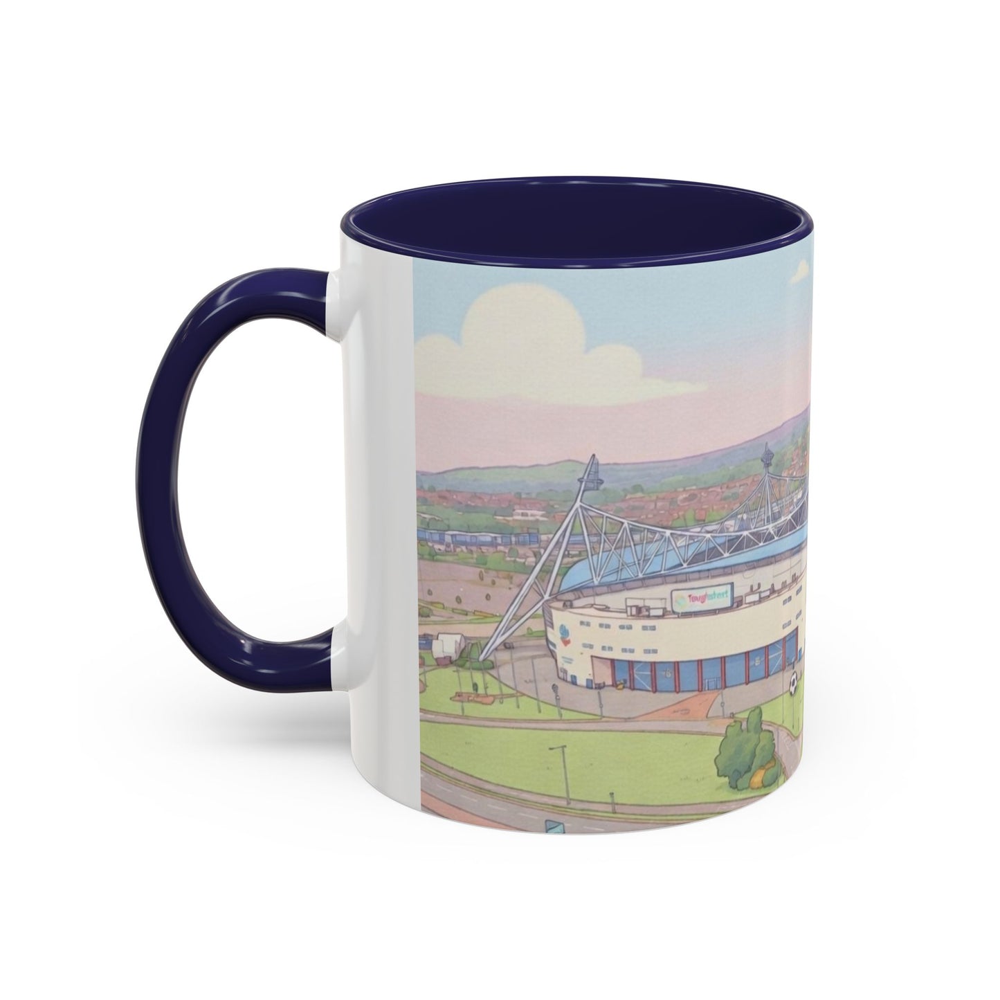 Bolton Wanderers Accent Coffee Mug (11, 15oz)