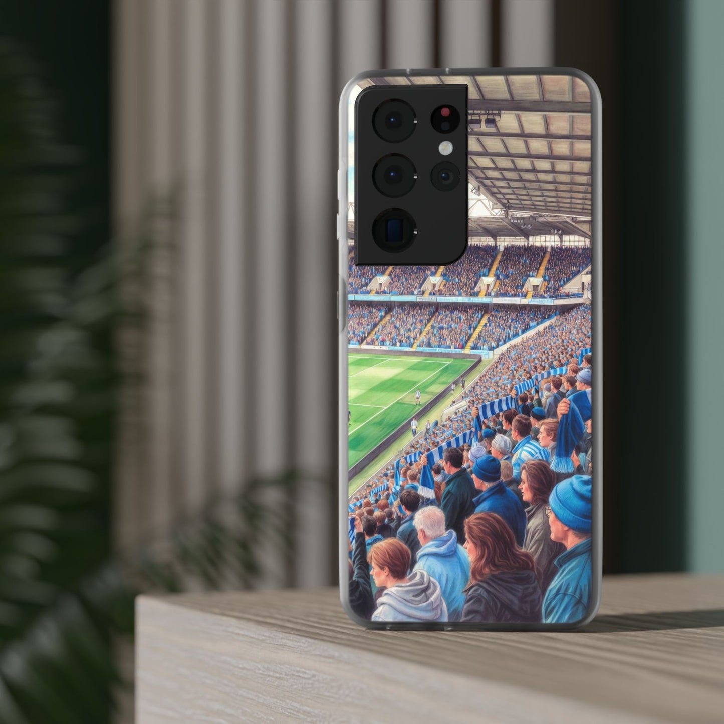 Sky blues Stadium Crowd Flexi phone case