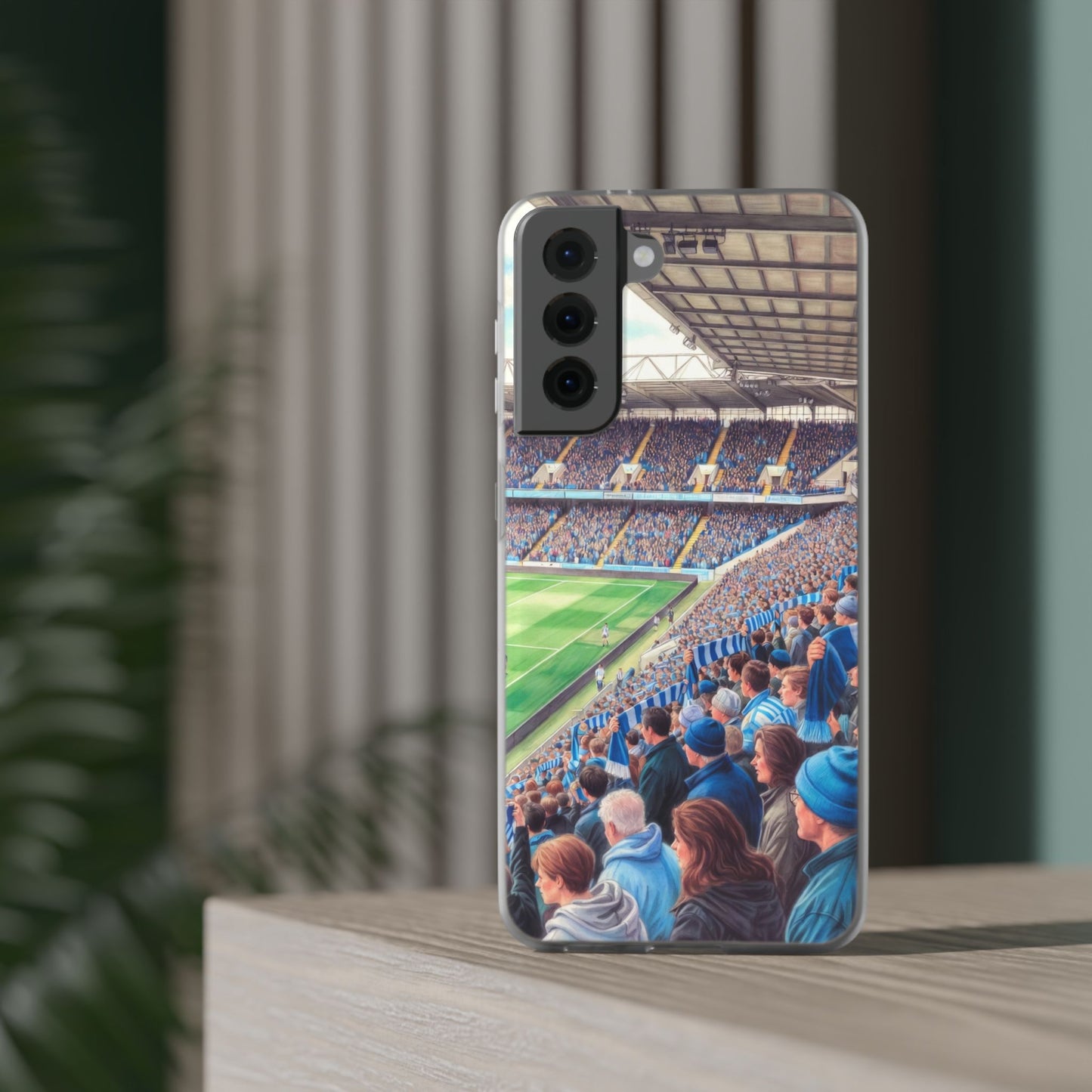 Sky blues Stadium Crowd Flexi phone case