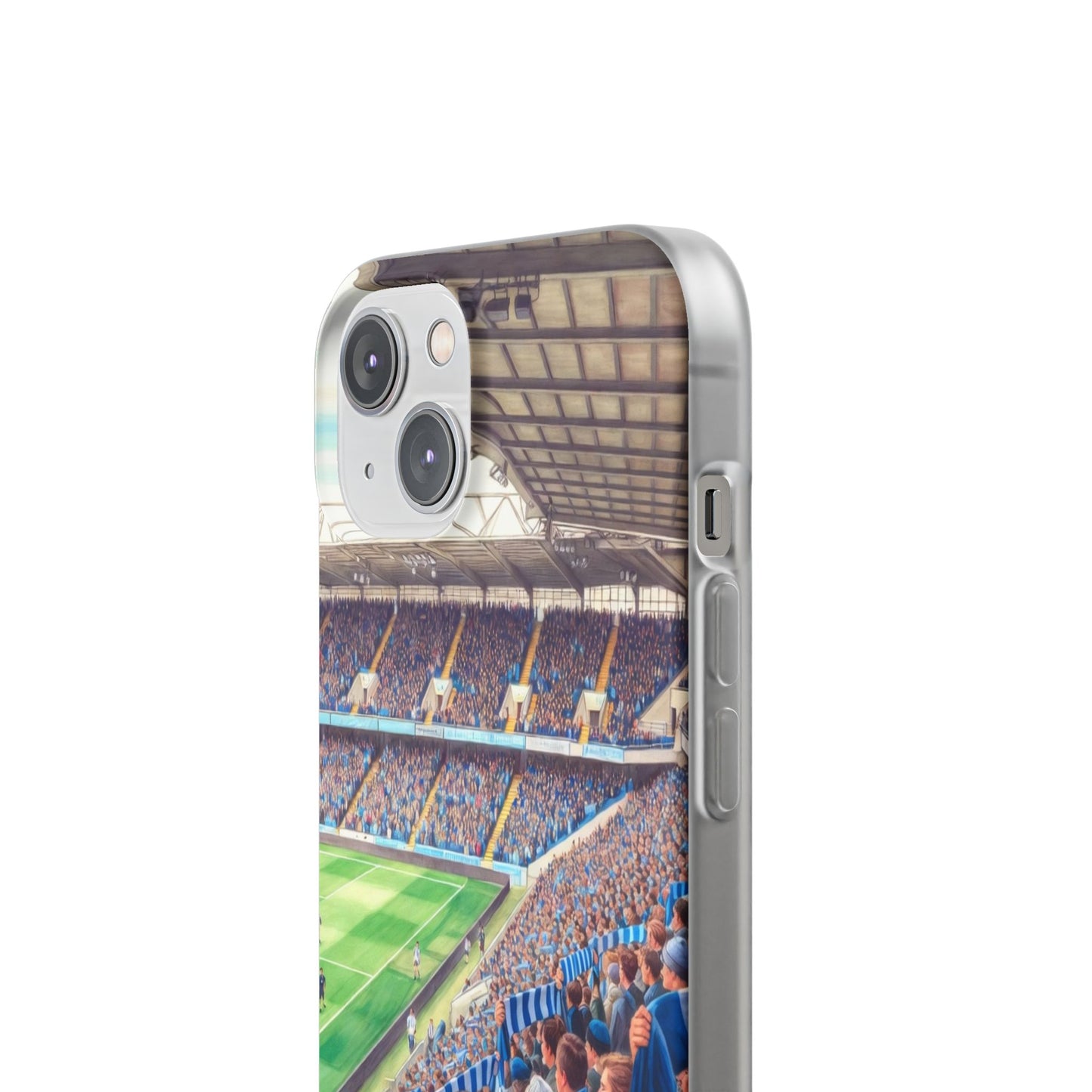 Sky blues Stadium Crowd Flexi phone case