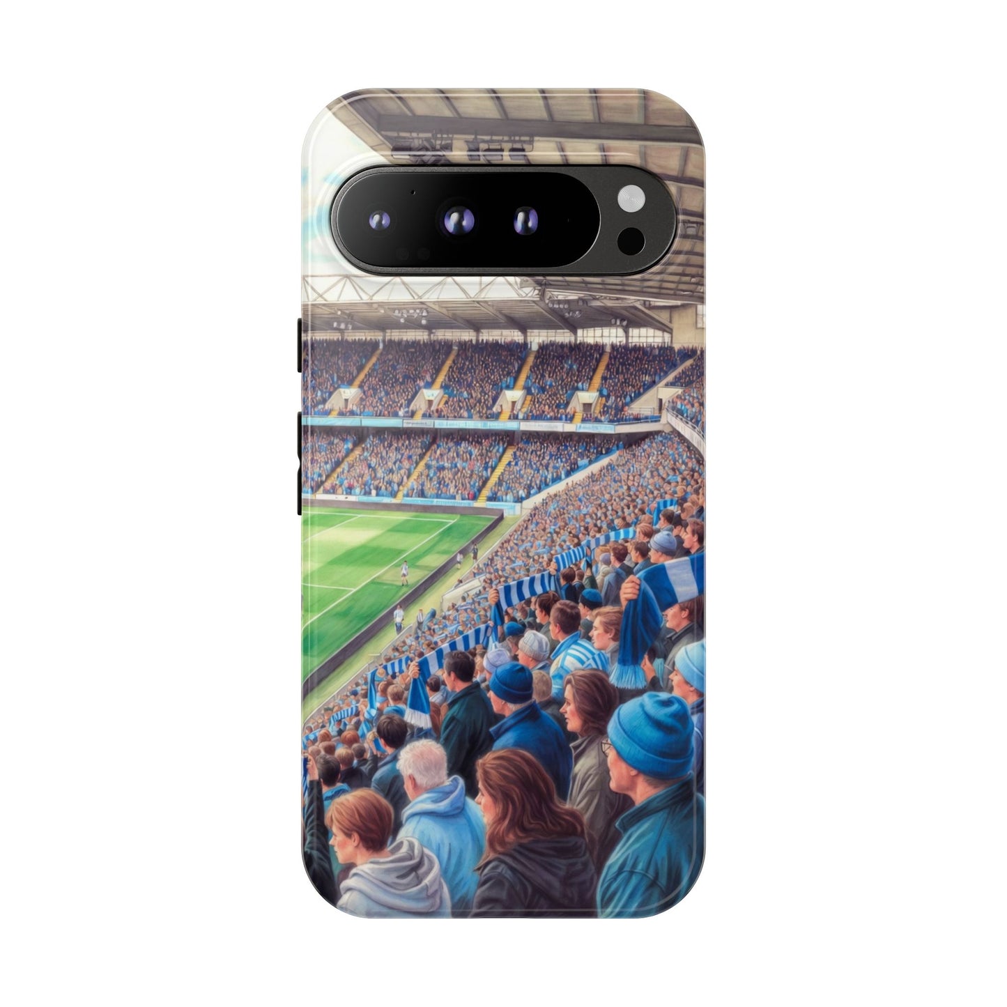 Sky blue crowd protective case