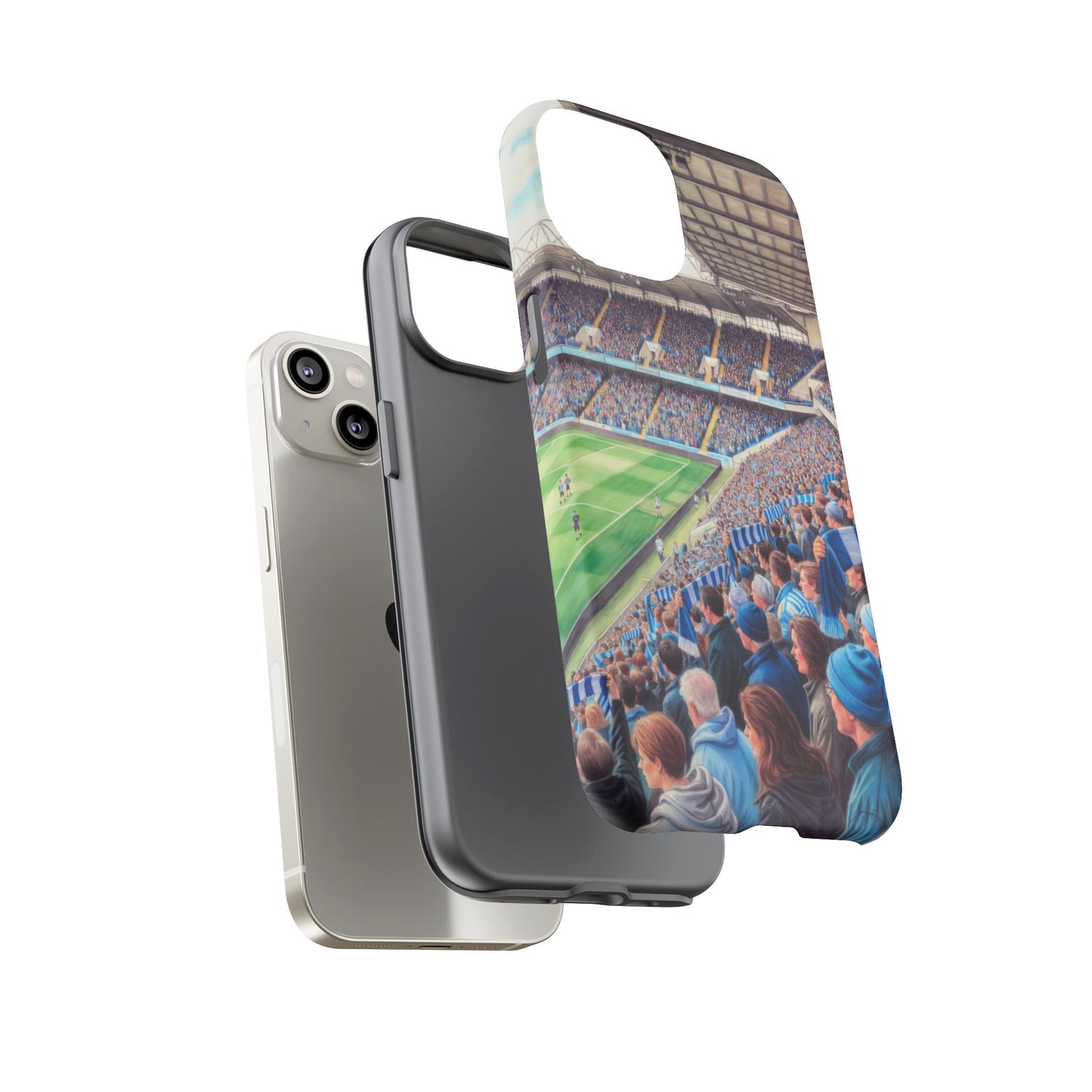 Sky blue crowd protective case