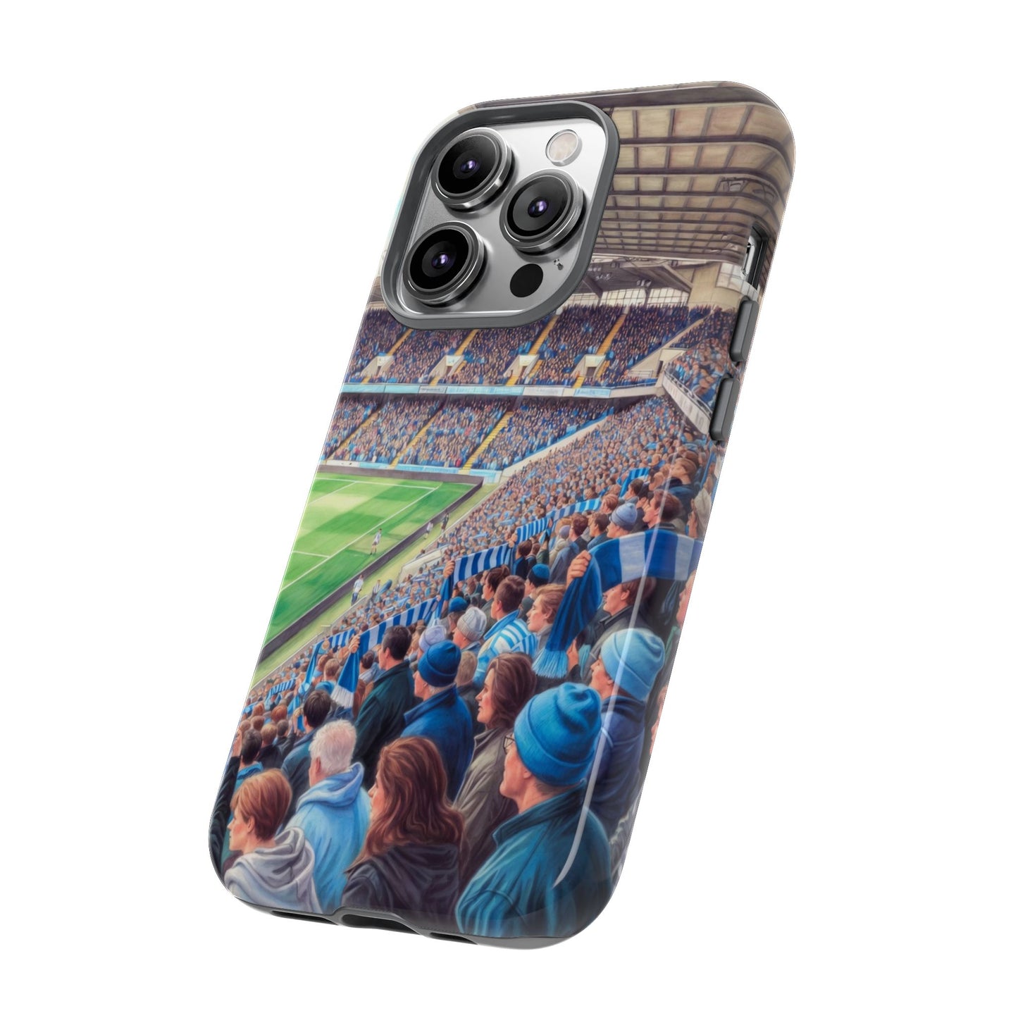 Sky blue crowd protective case
