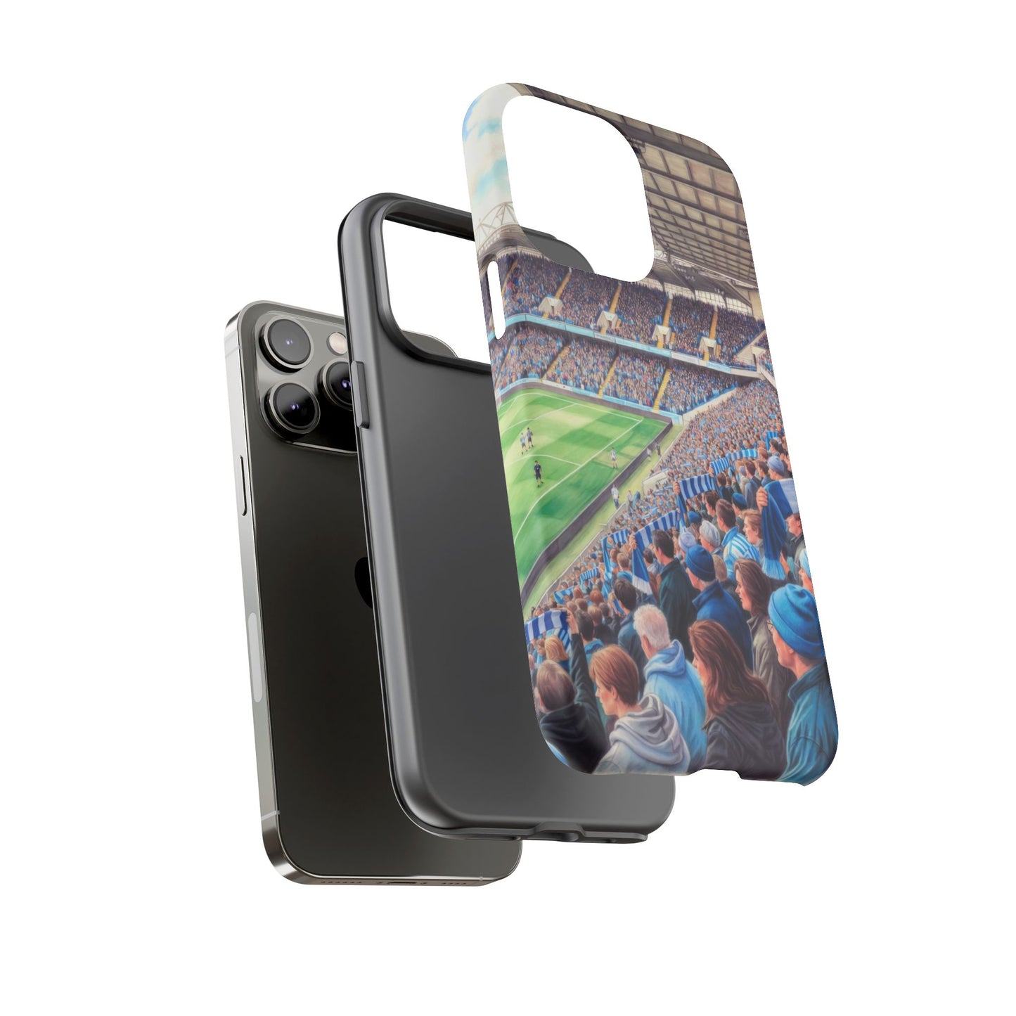 Sky blue crowd protective case