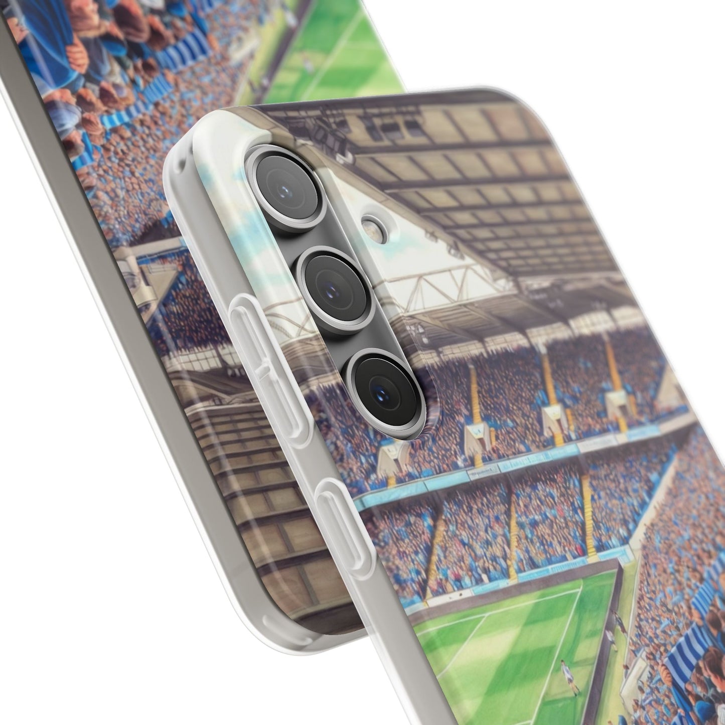 Sky blues Stadium Crowd Flexi phone case