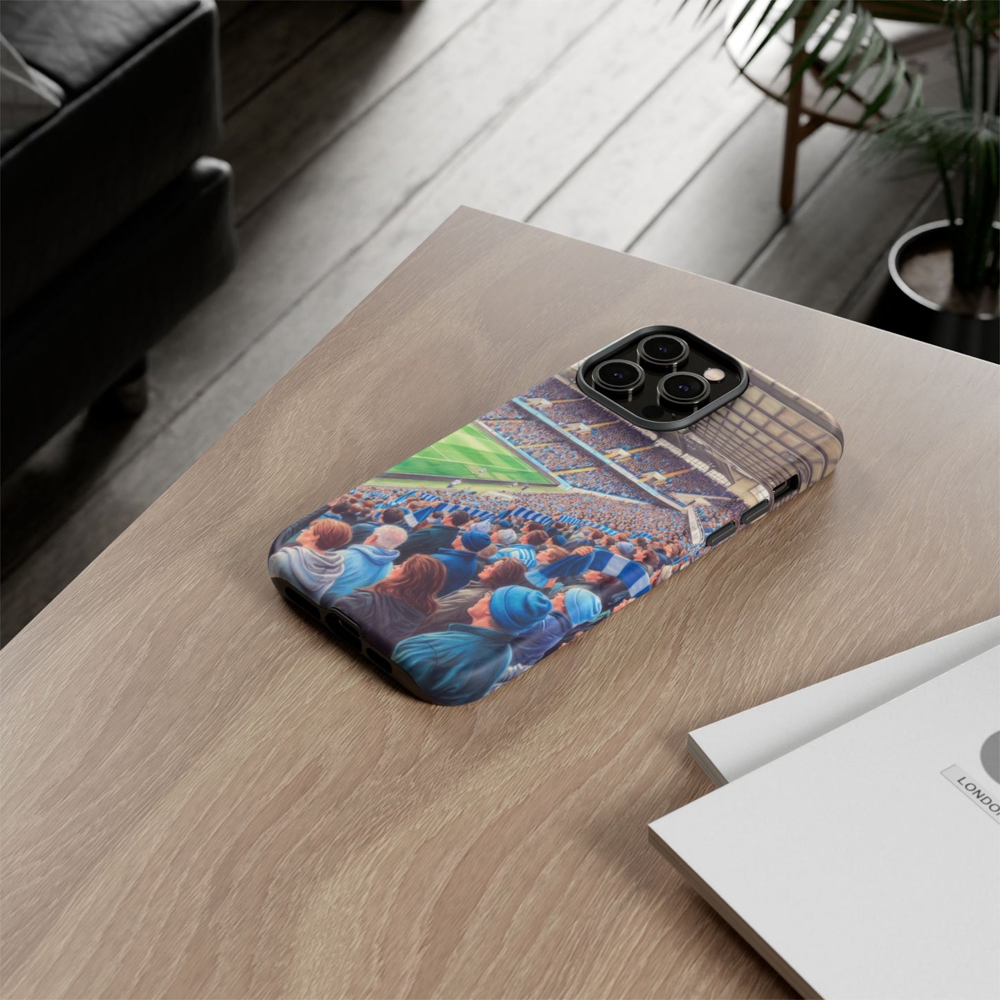 Sky blue crowd protective case