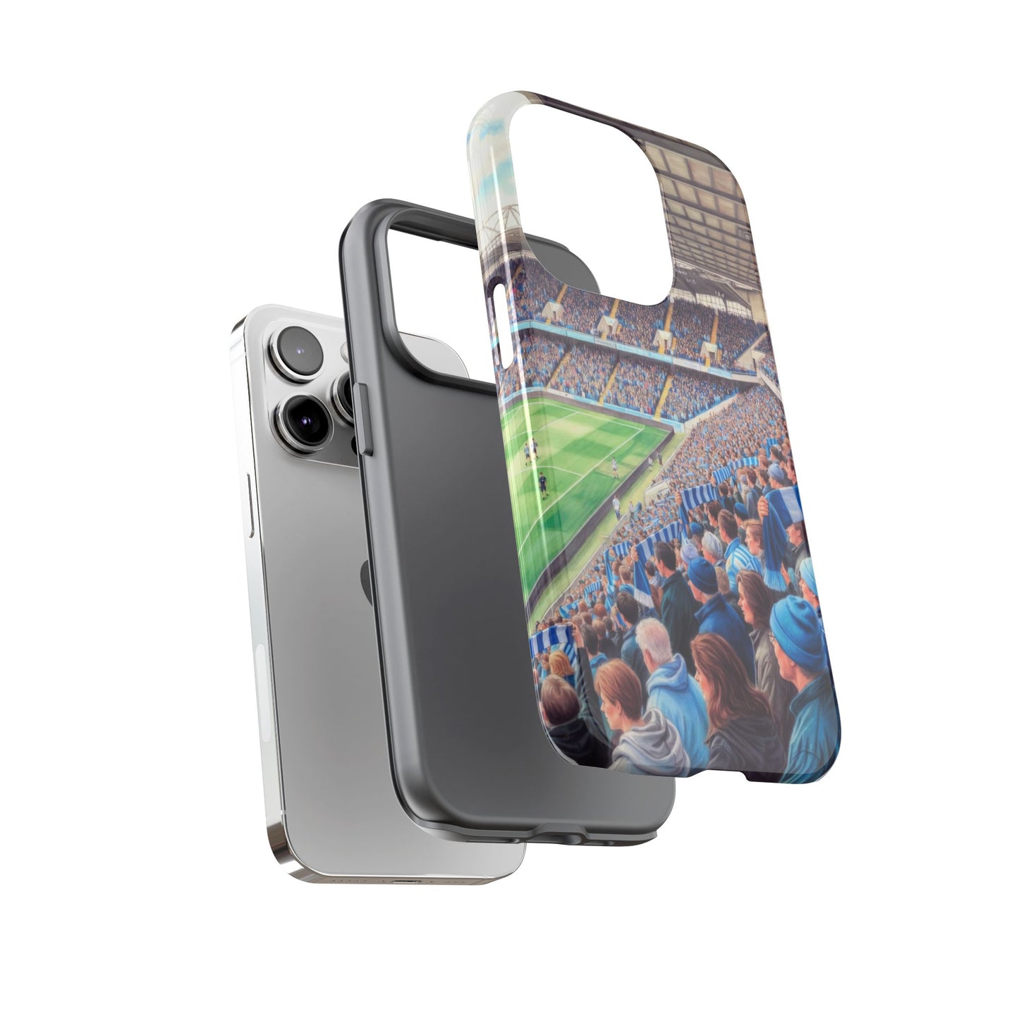 Sky blue crowd protective case