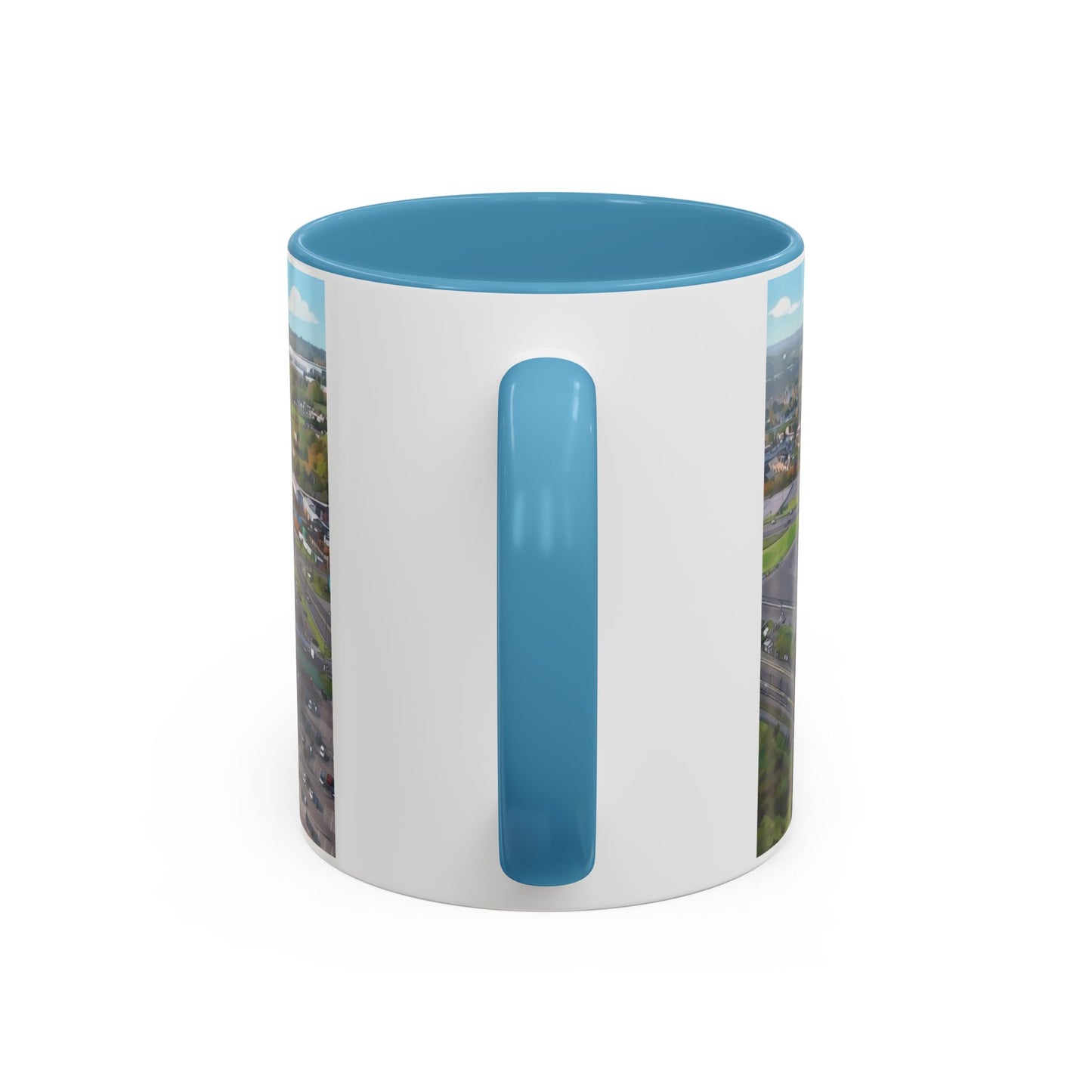 Sky Blue Stadium Coffee Mug (11, 15oz)