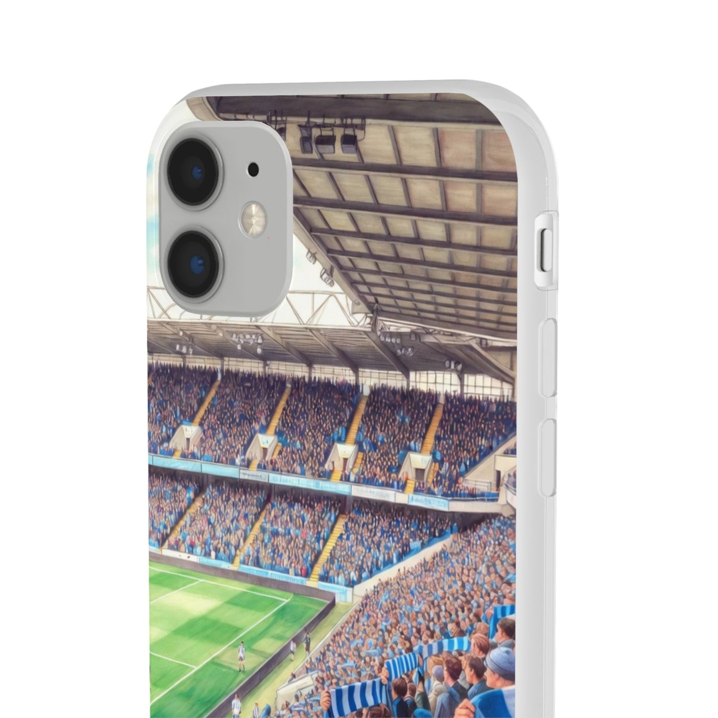 Sky blues Stadium Crowd Flexi phone case