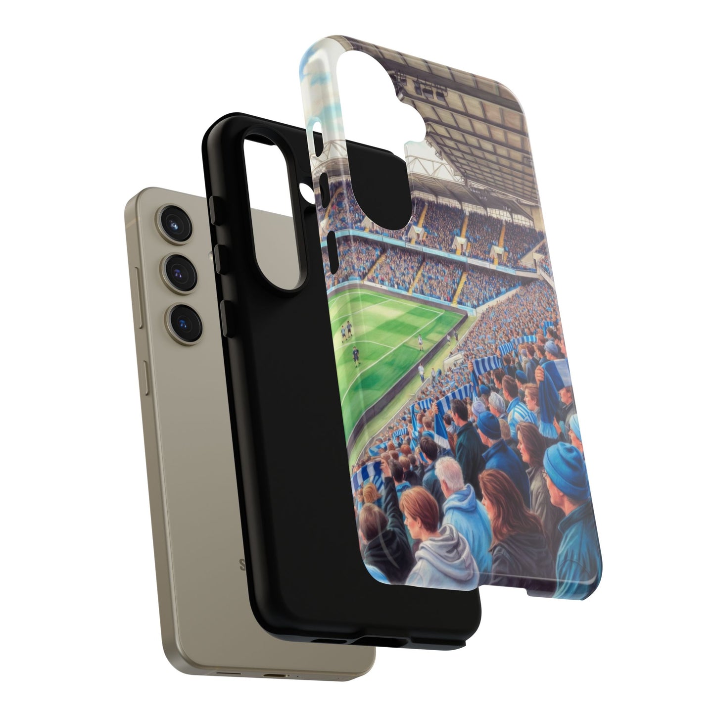 Sky blue crowd protective case