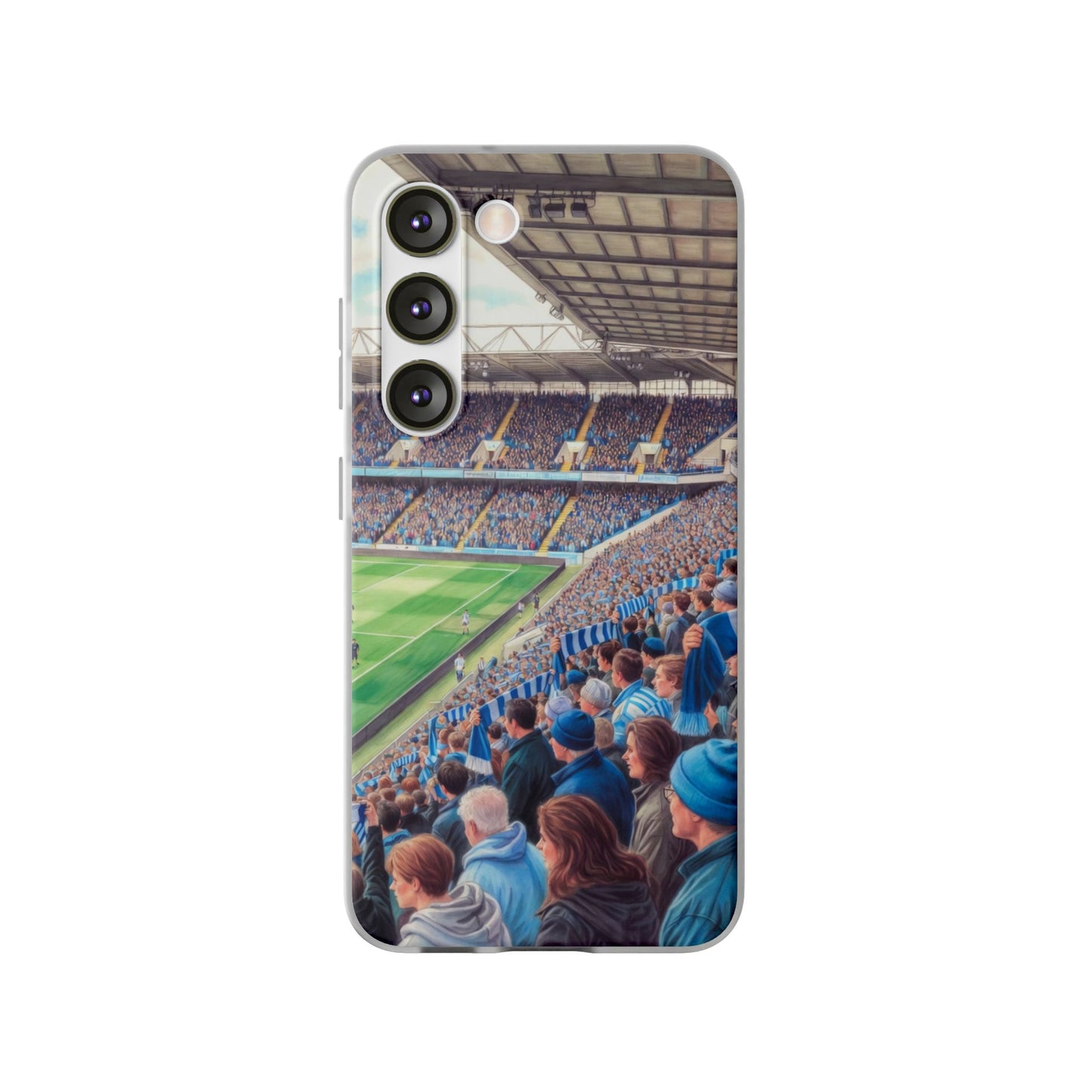 Sky blues Stadium Crowd Flexi phone case