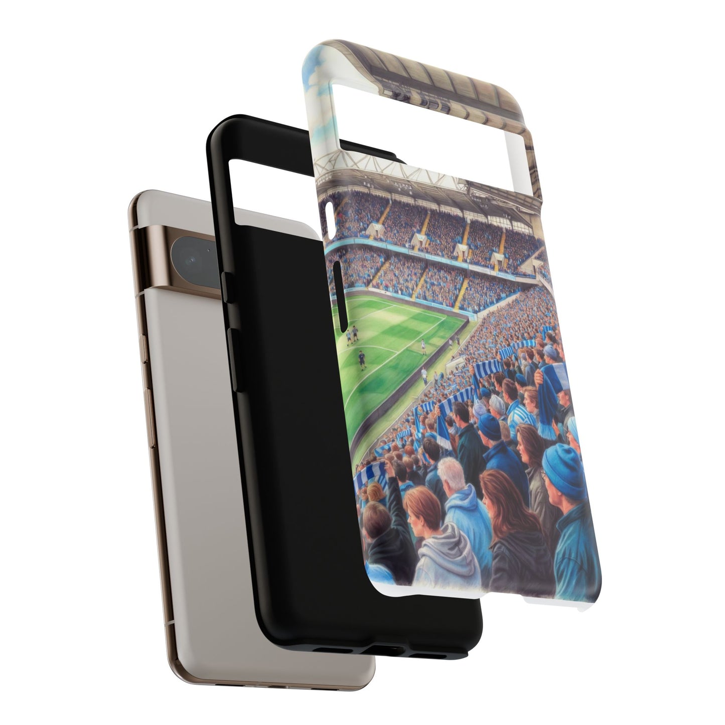 Sky blue crowd protective case