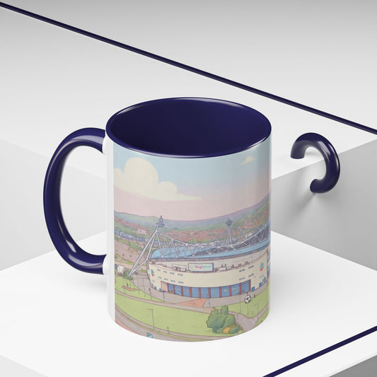 Bolton Wanderers Accent Coffee Mug (11, 15oz)
