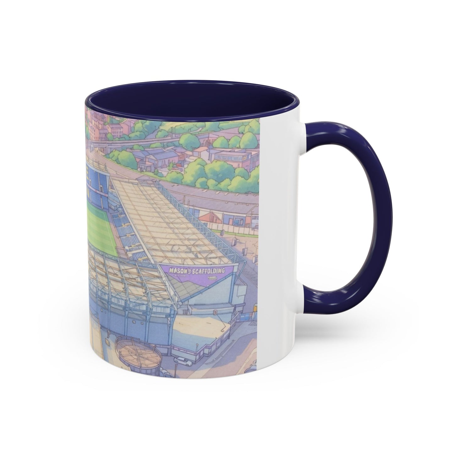 The Den Stadium Illustration Accent Coffee Mug (11oz)