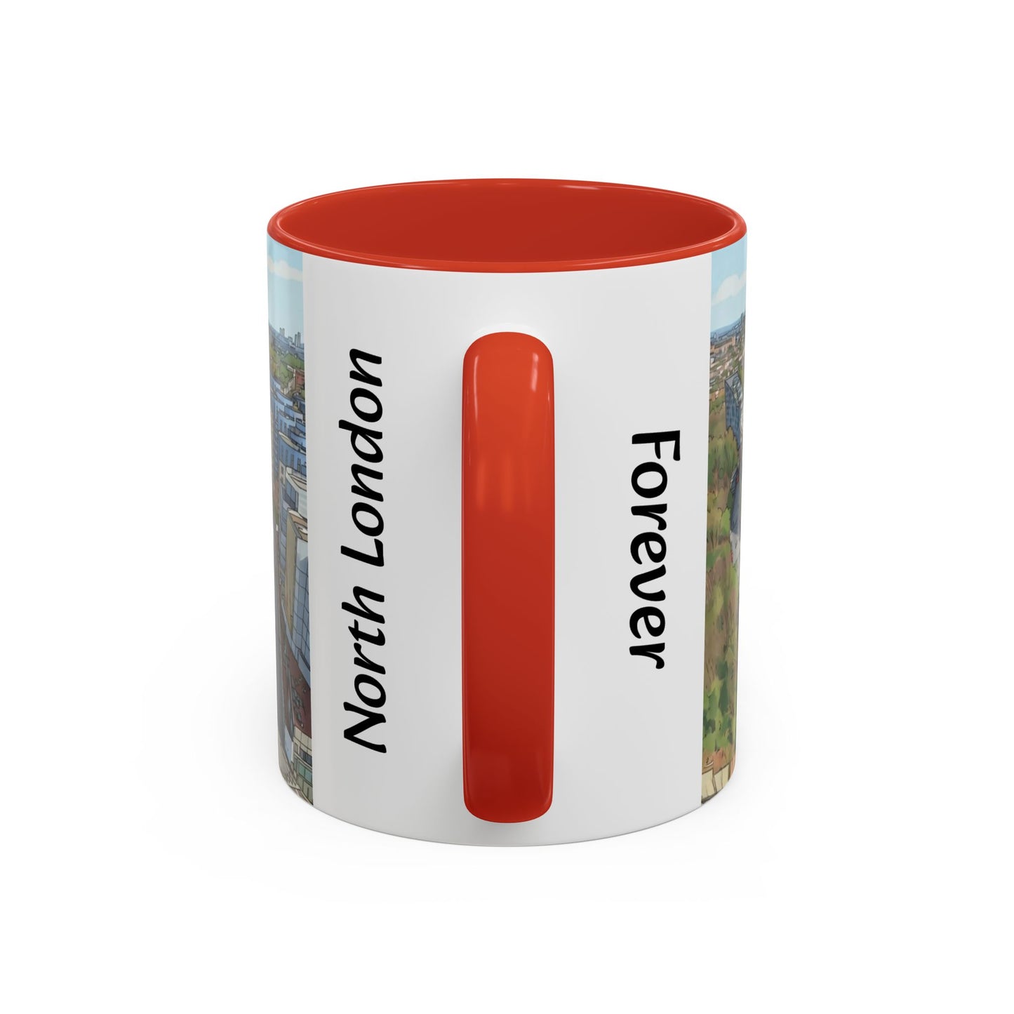 North London Stadium Coffee Mug — Aerial Wembley Souvenir (11/15oz)