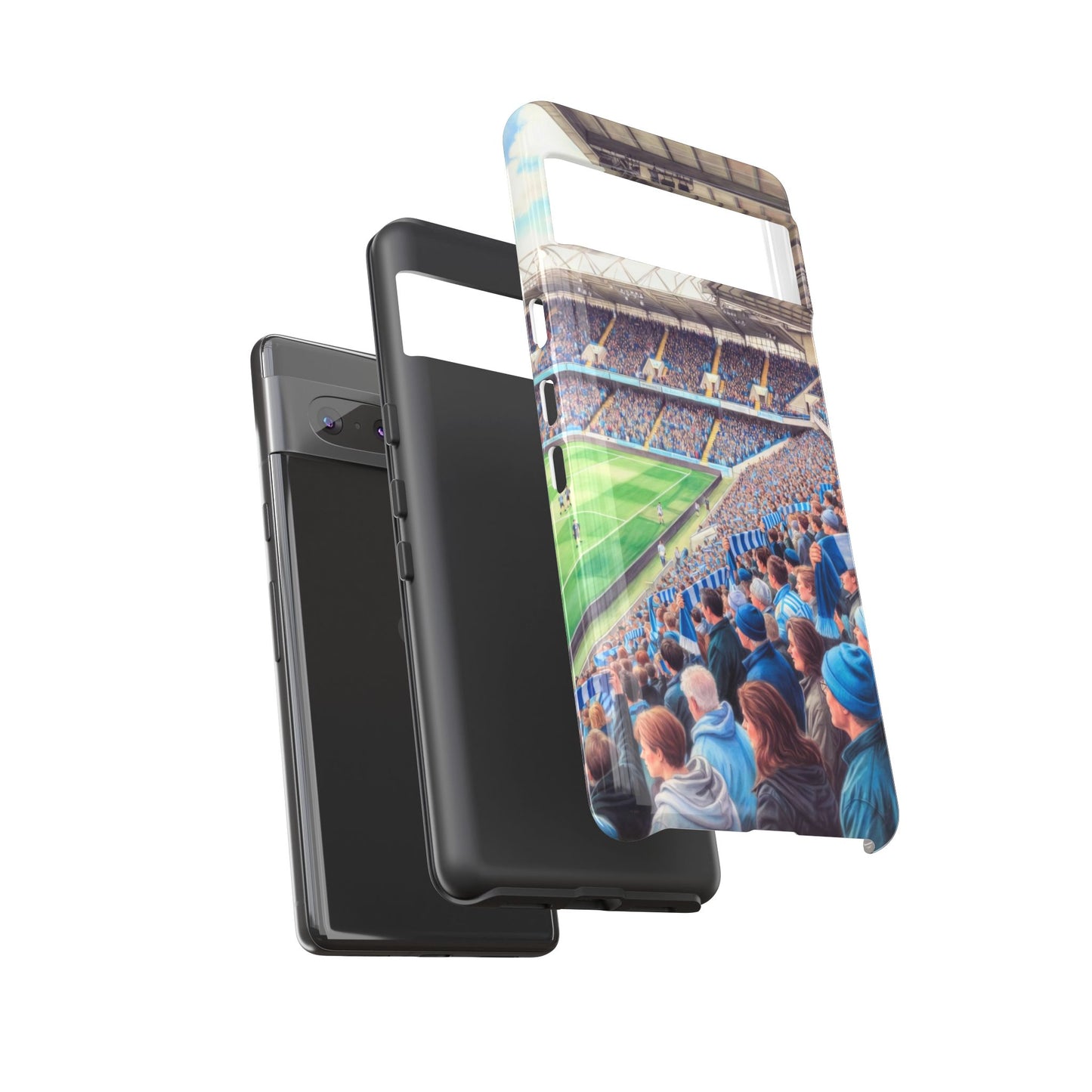 Sky blue crowd protective case