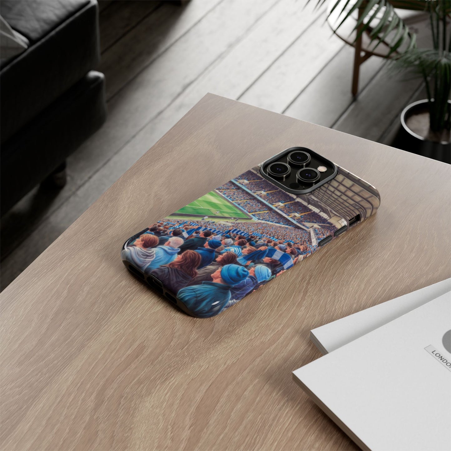 Sky blue crowd protective case