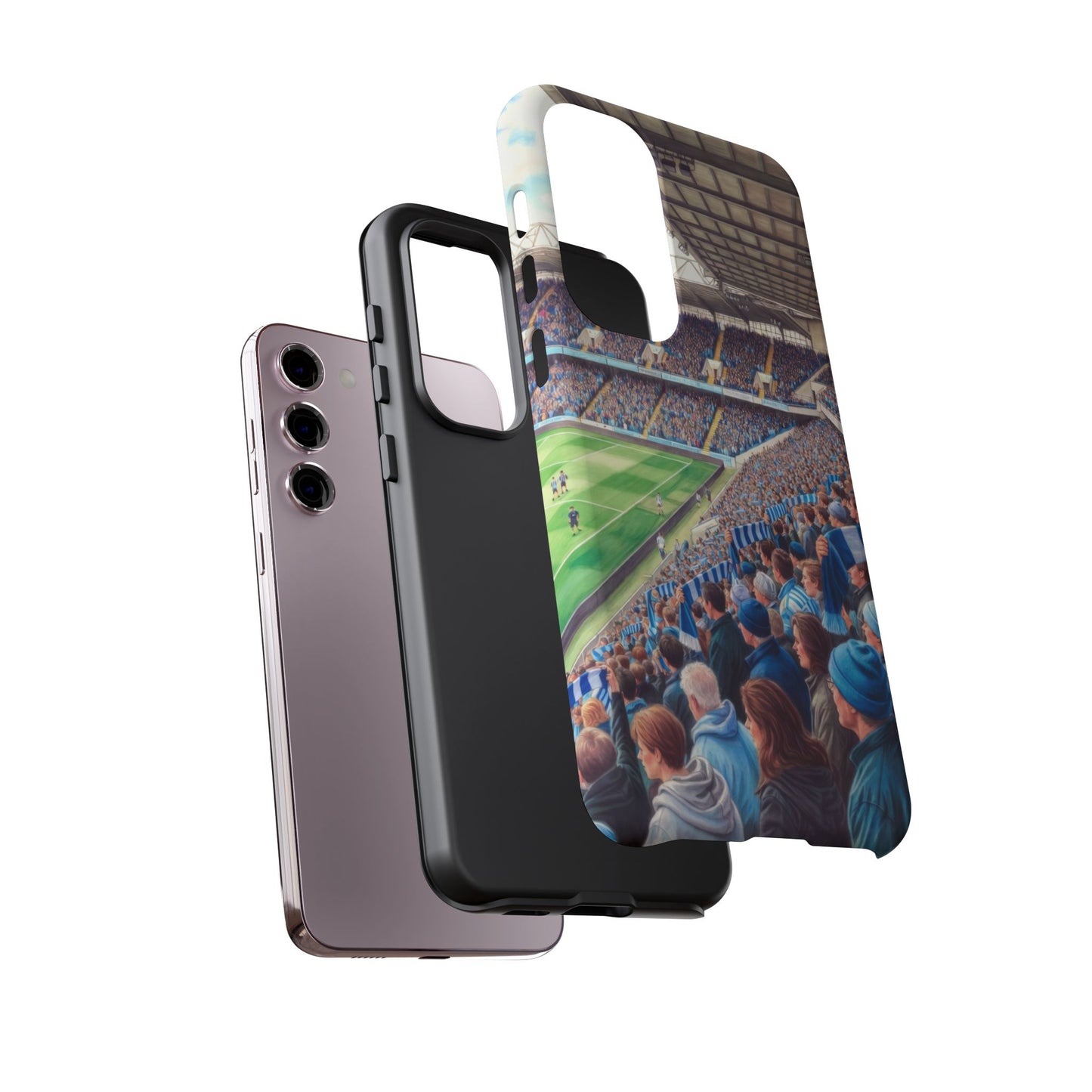 Sky blue crowd protective case