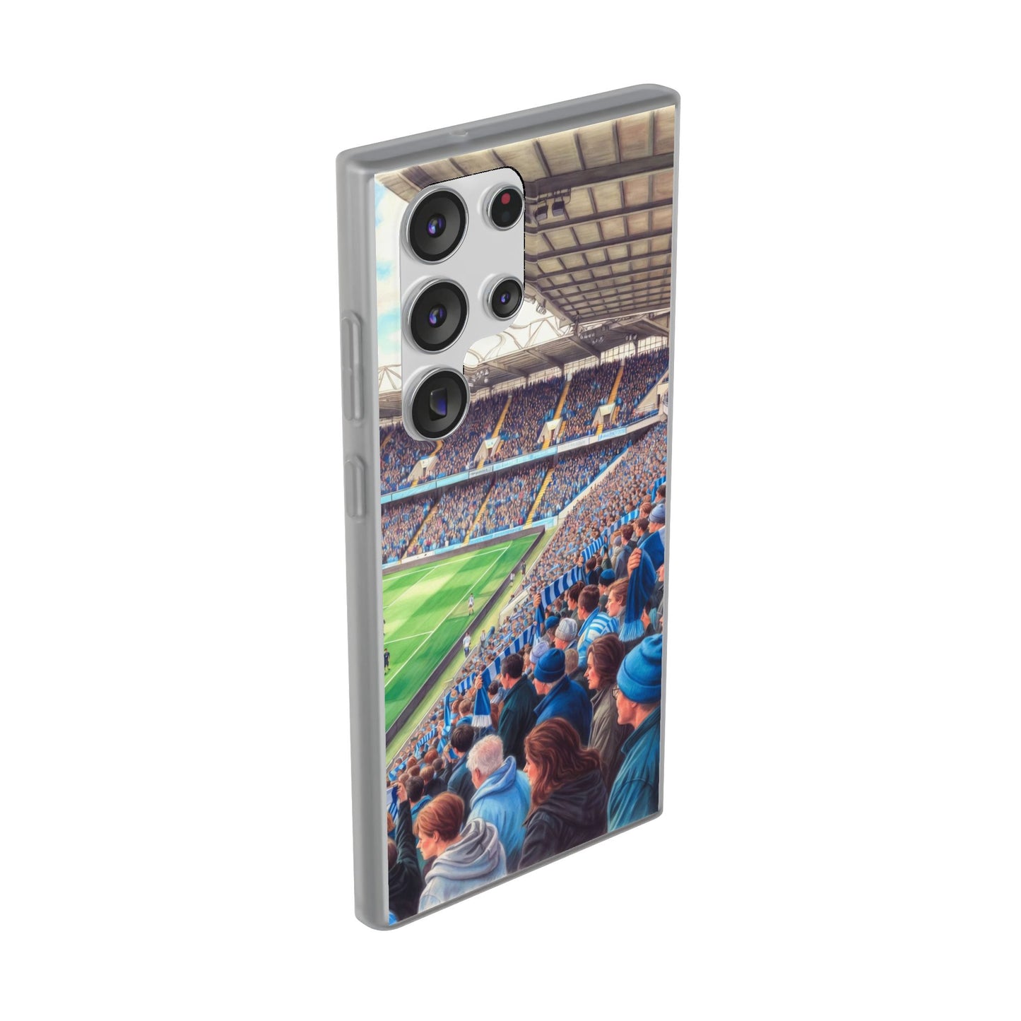 Sky blues Stadium Crowd Flexi phone case