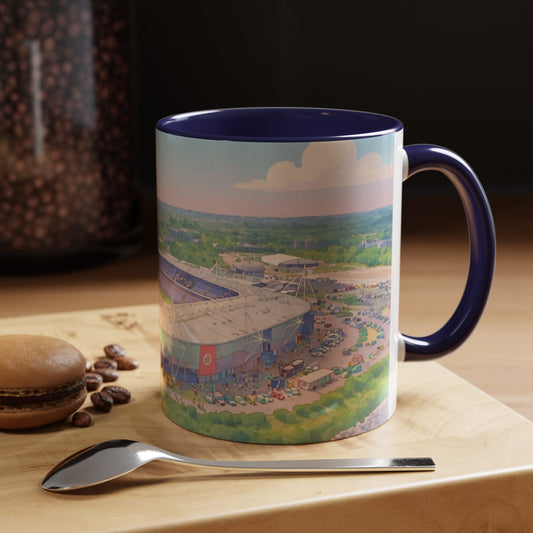 Reading FC Coffee Mug — Stadium Aerial Art Accent Mug (11oz)