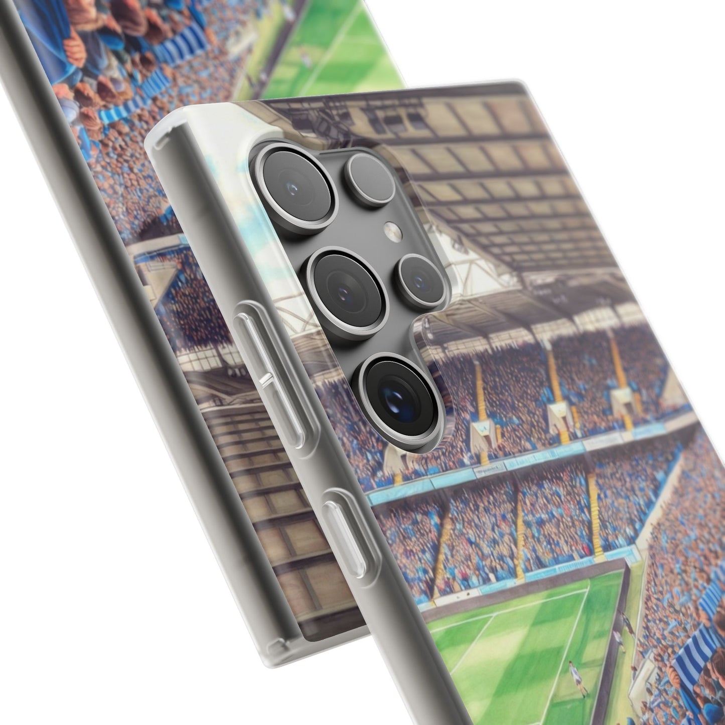Sky blues Stadium Crowd Flexi phone case