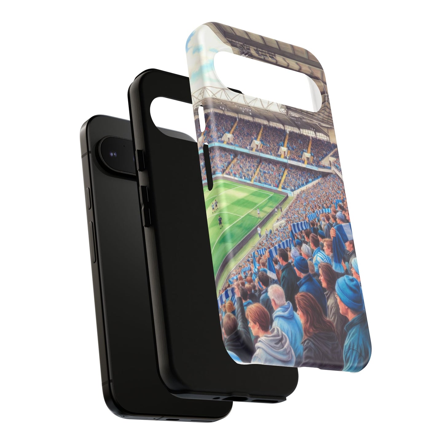 Sky blue crowd protective case