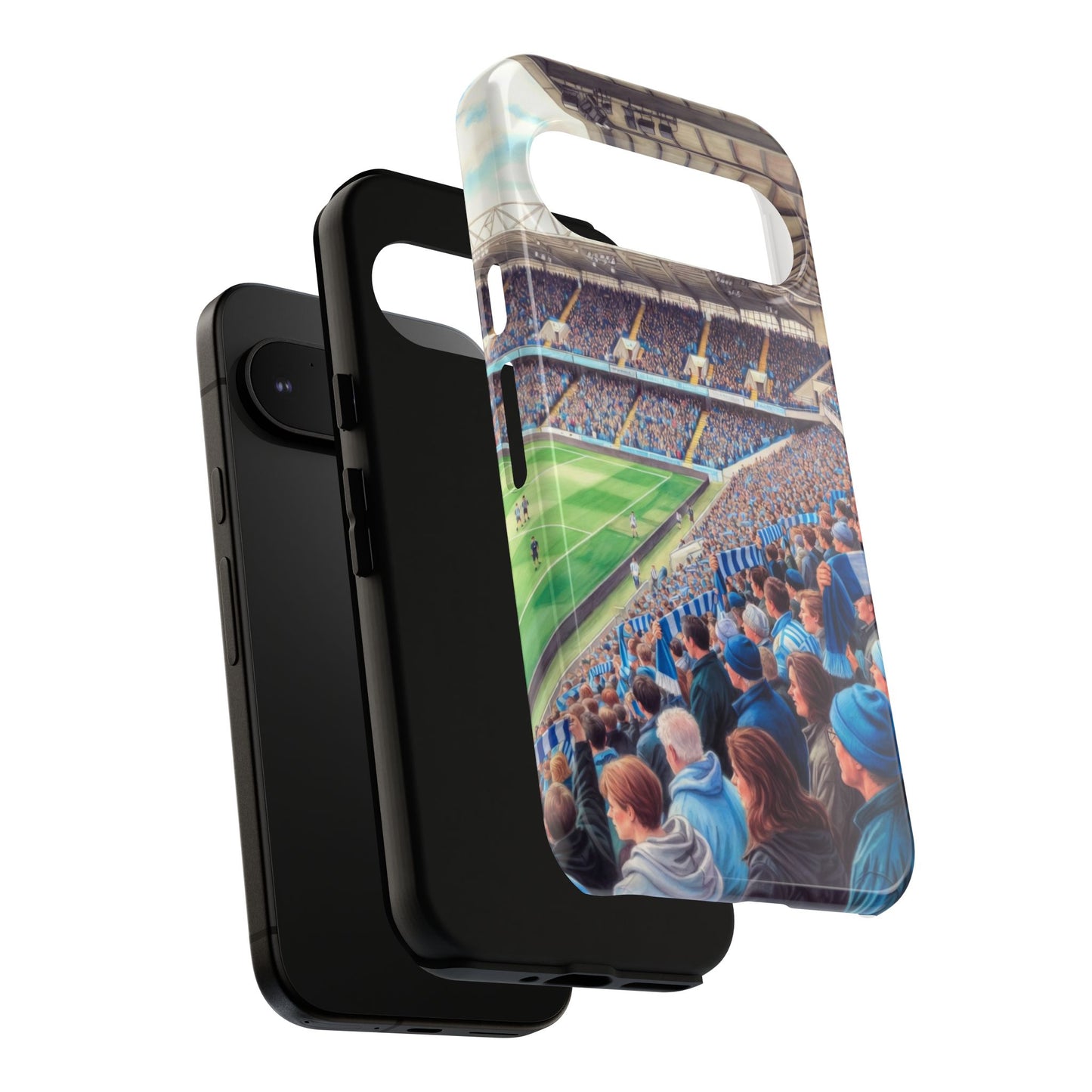 Sky blue crowd protective case