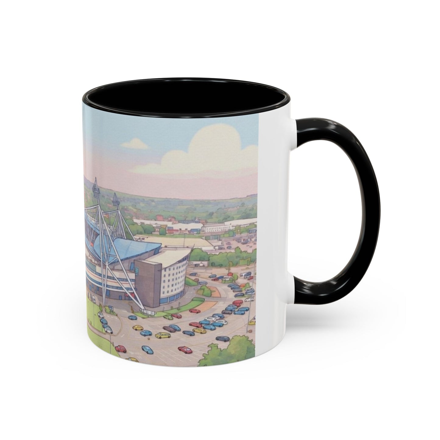 Bolton Wanderers Accent Coffee Mug (11, 15oz)