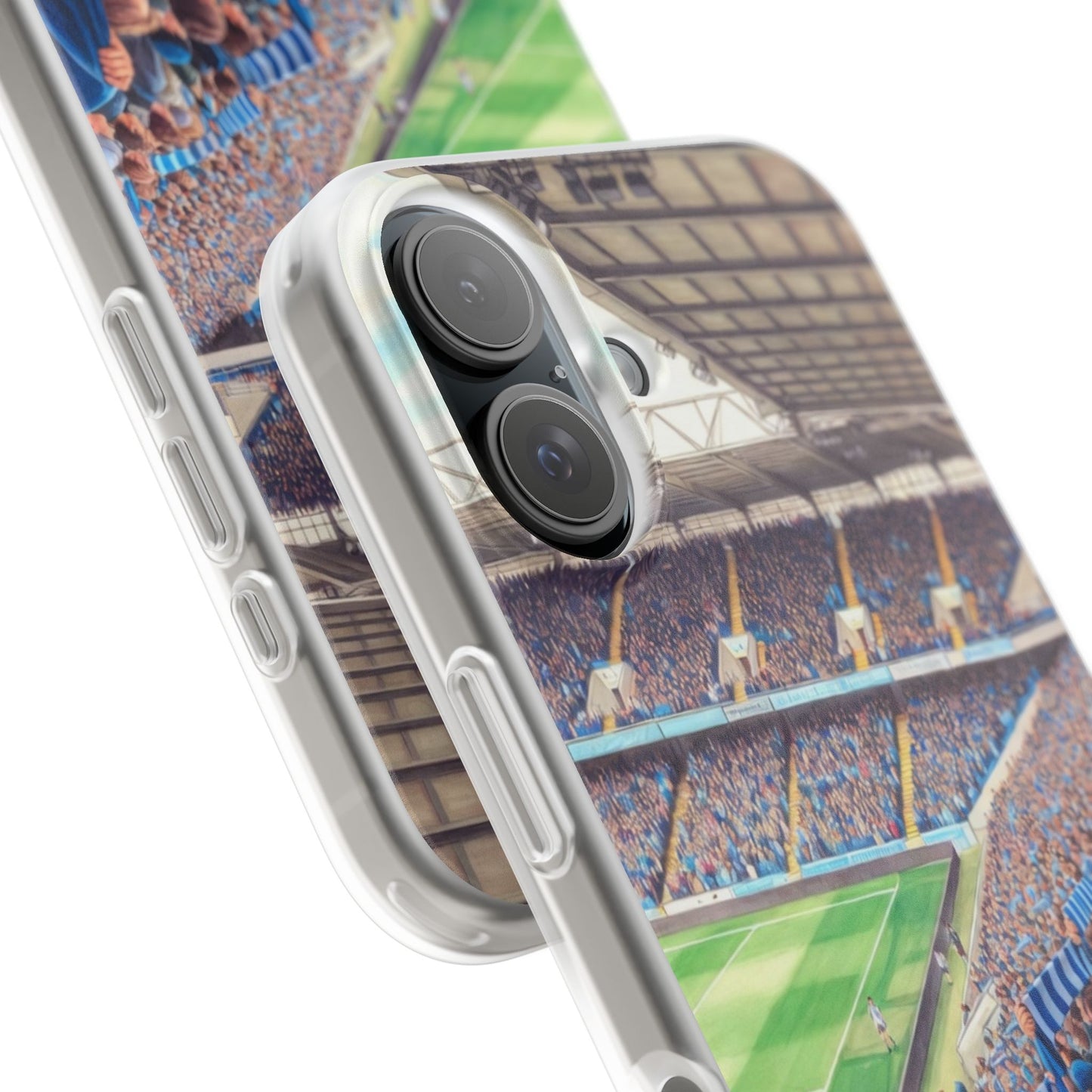 Sky blues Stadium Crowd Flexi phone case