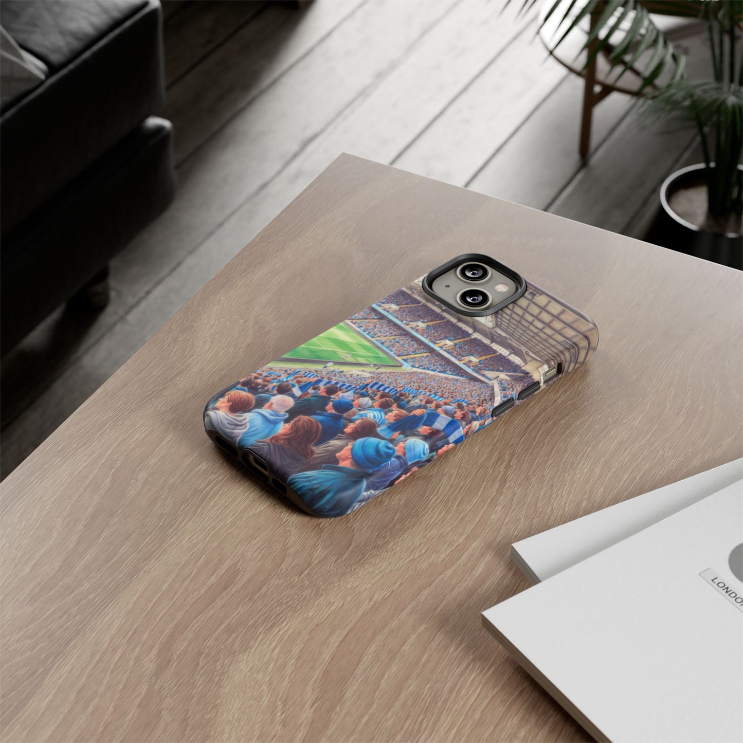 Sky blue crowd protective case
