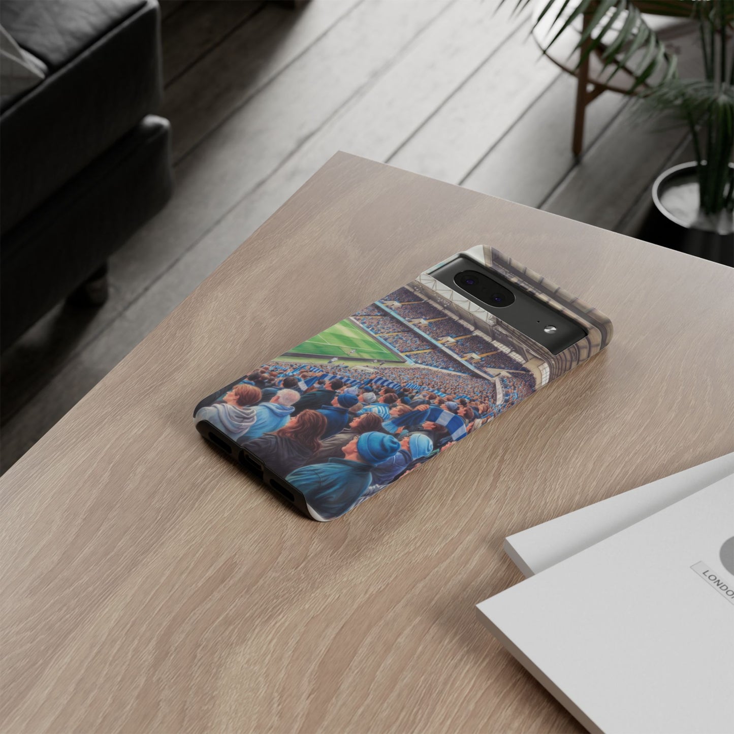 Sky blue crowd protective case