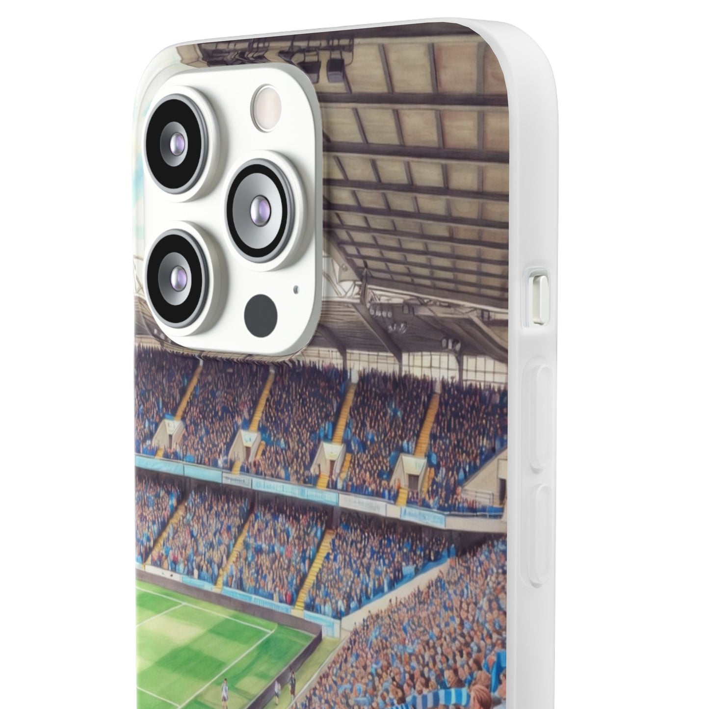 Sky blues Stadium Crowd Flexi phone case