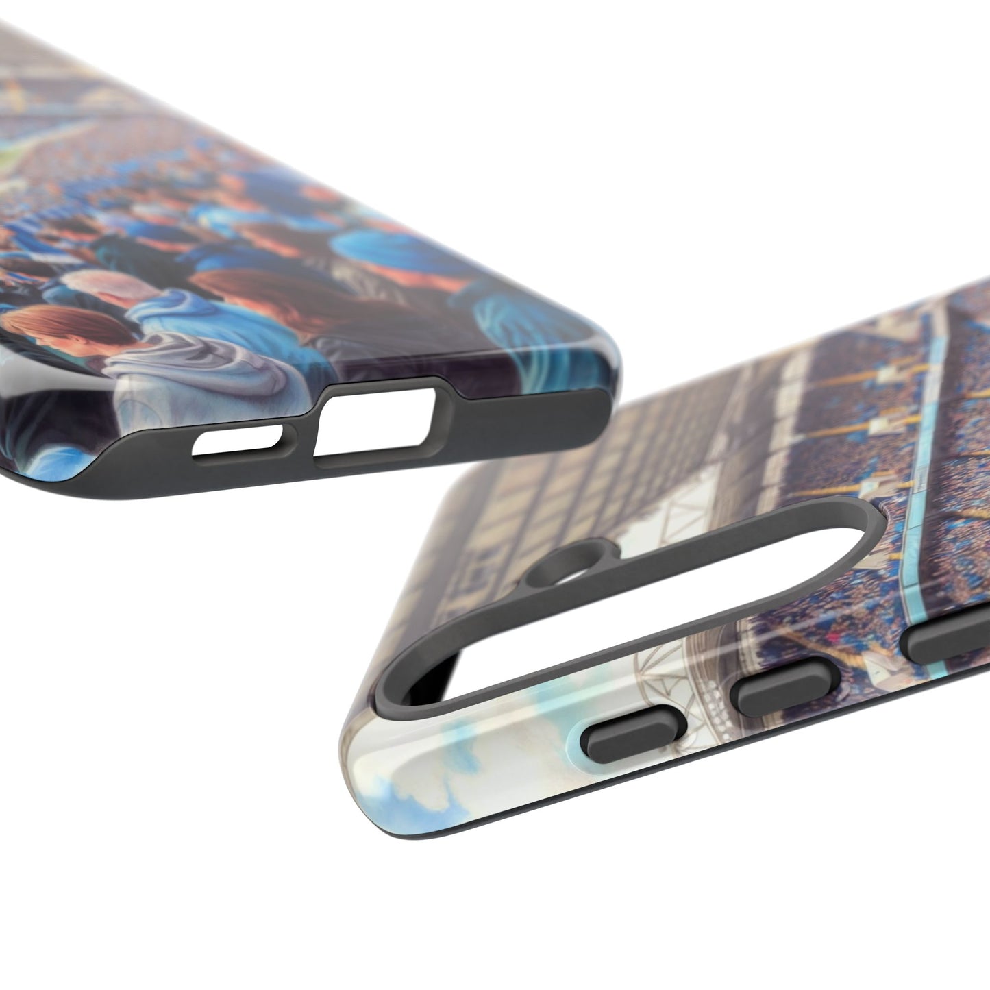 Sky blue crowd protective case