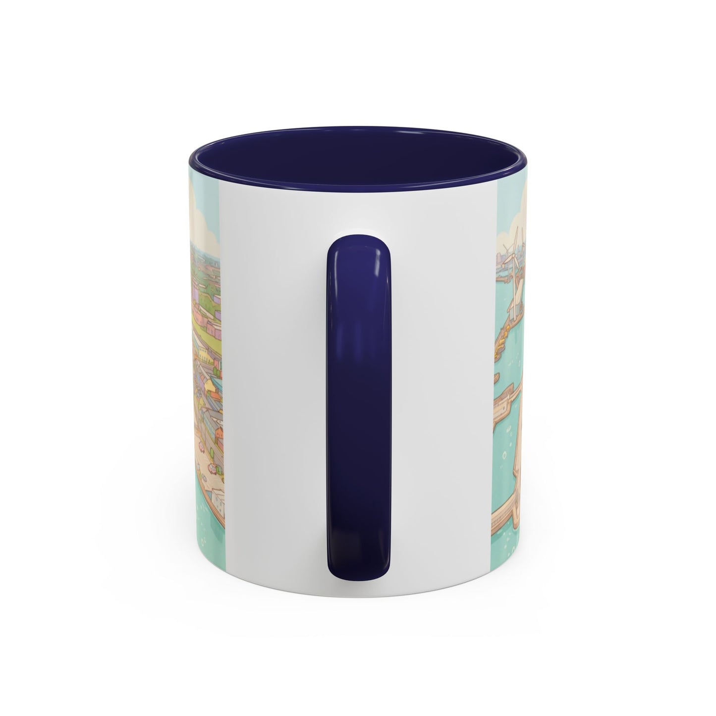 Everton Waterfront Accent Coffee Mug — Scenic City Sports Arena Illustration (11oz)