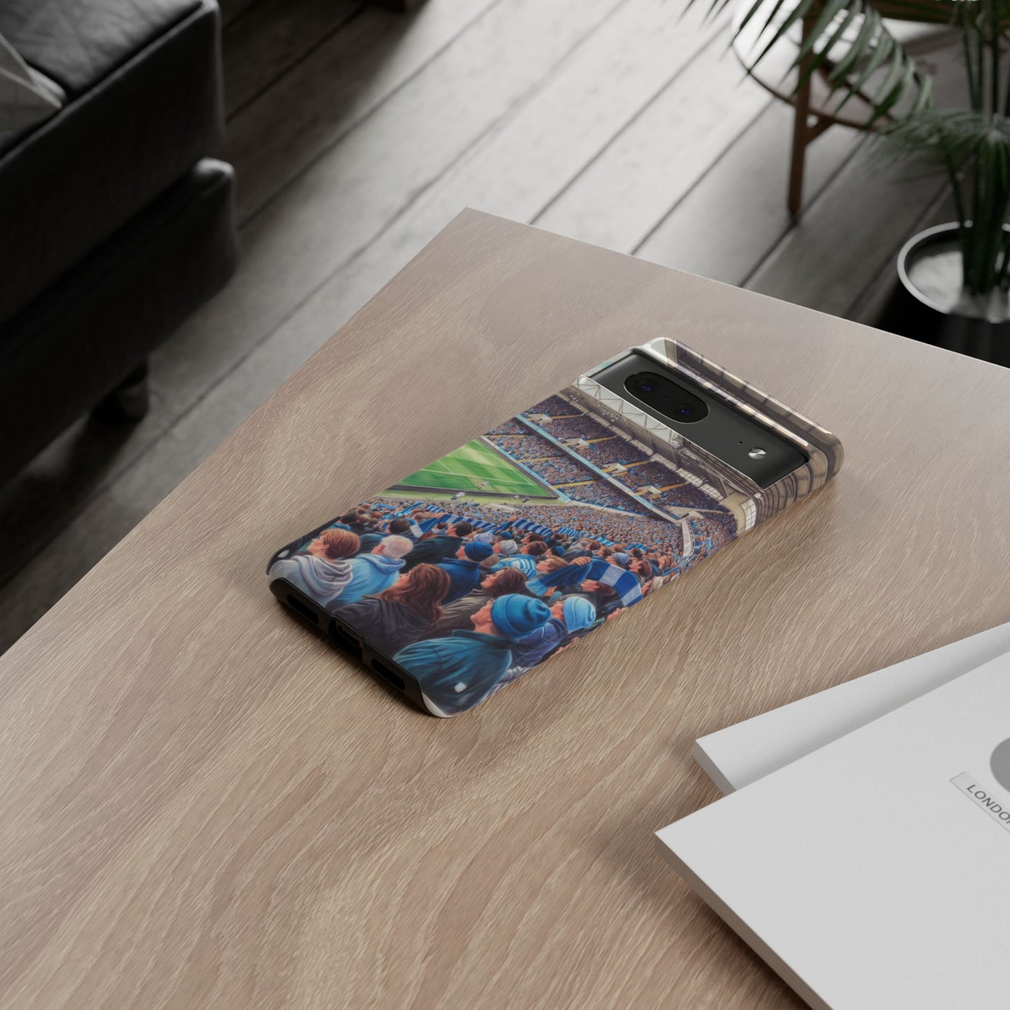 Sky blue crowd protective case