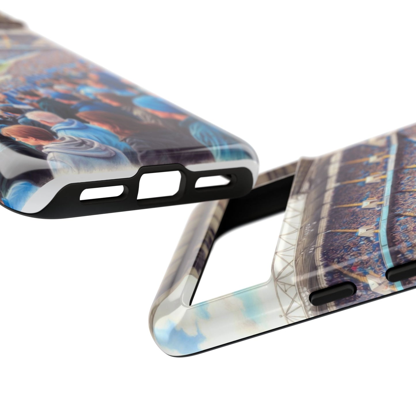 Sky blue crowd protective case