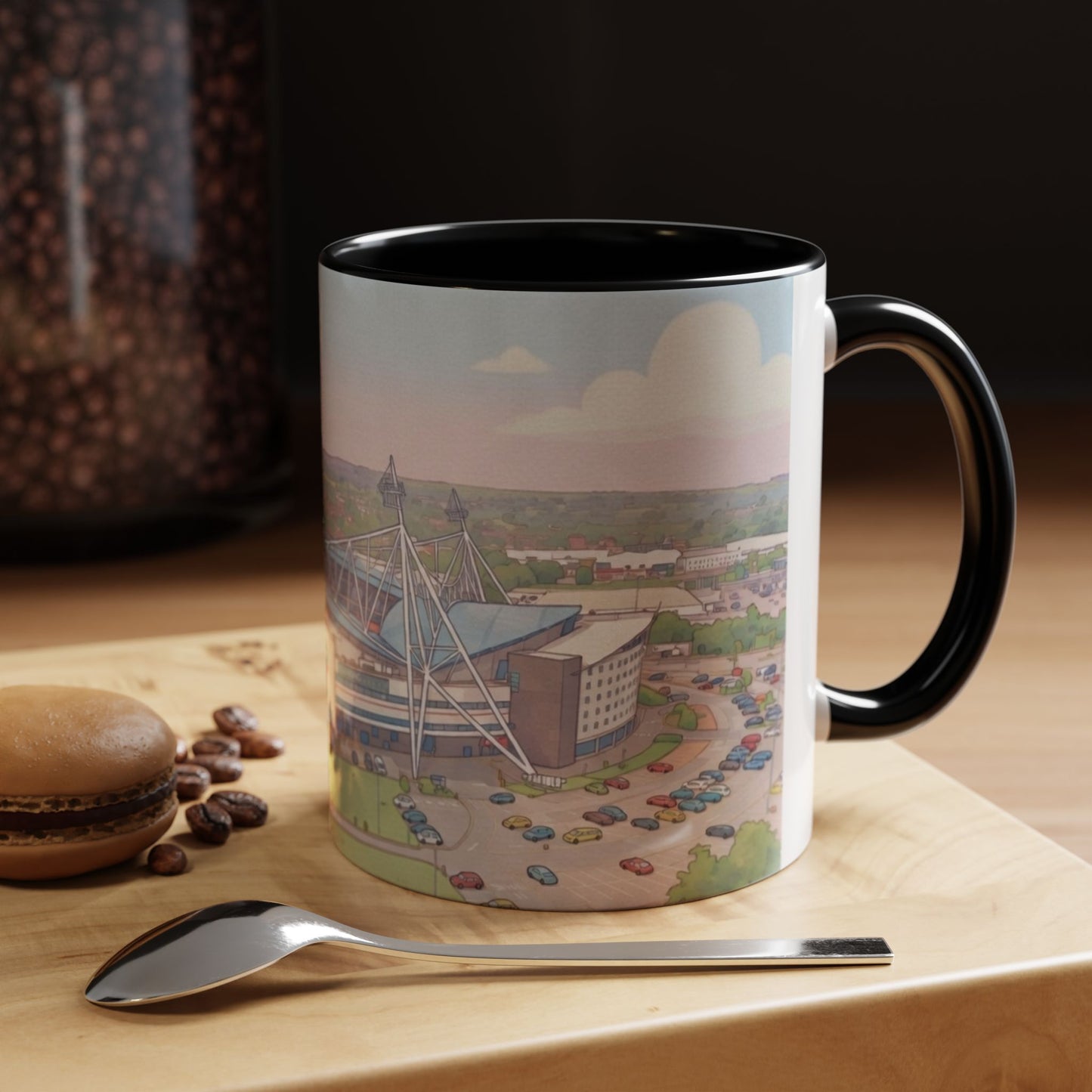 Bolton Wanderers Accent Coffee Mug (11, 15oz)