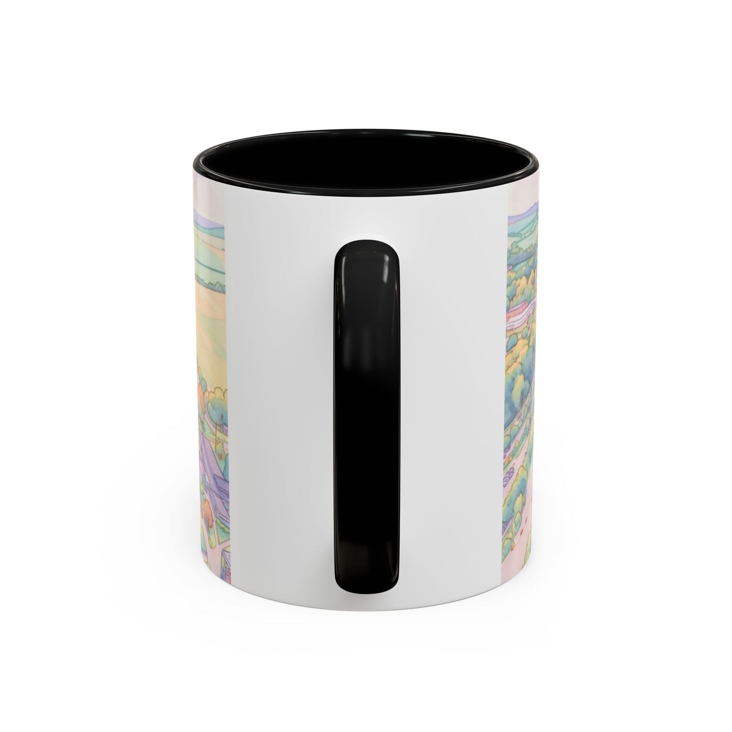 Amex Stadium Aerial Accent Coffee Mug – football stadium Illustration (11oz)