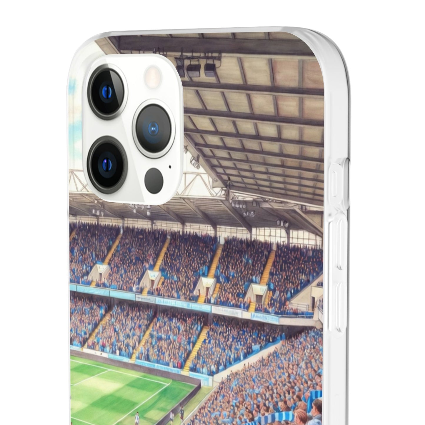 Sky blues Stadium Crowd Flexi phone case