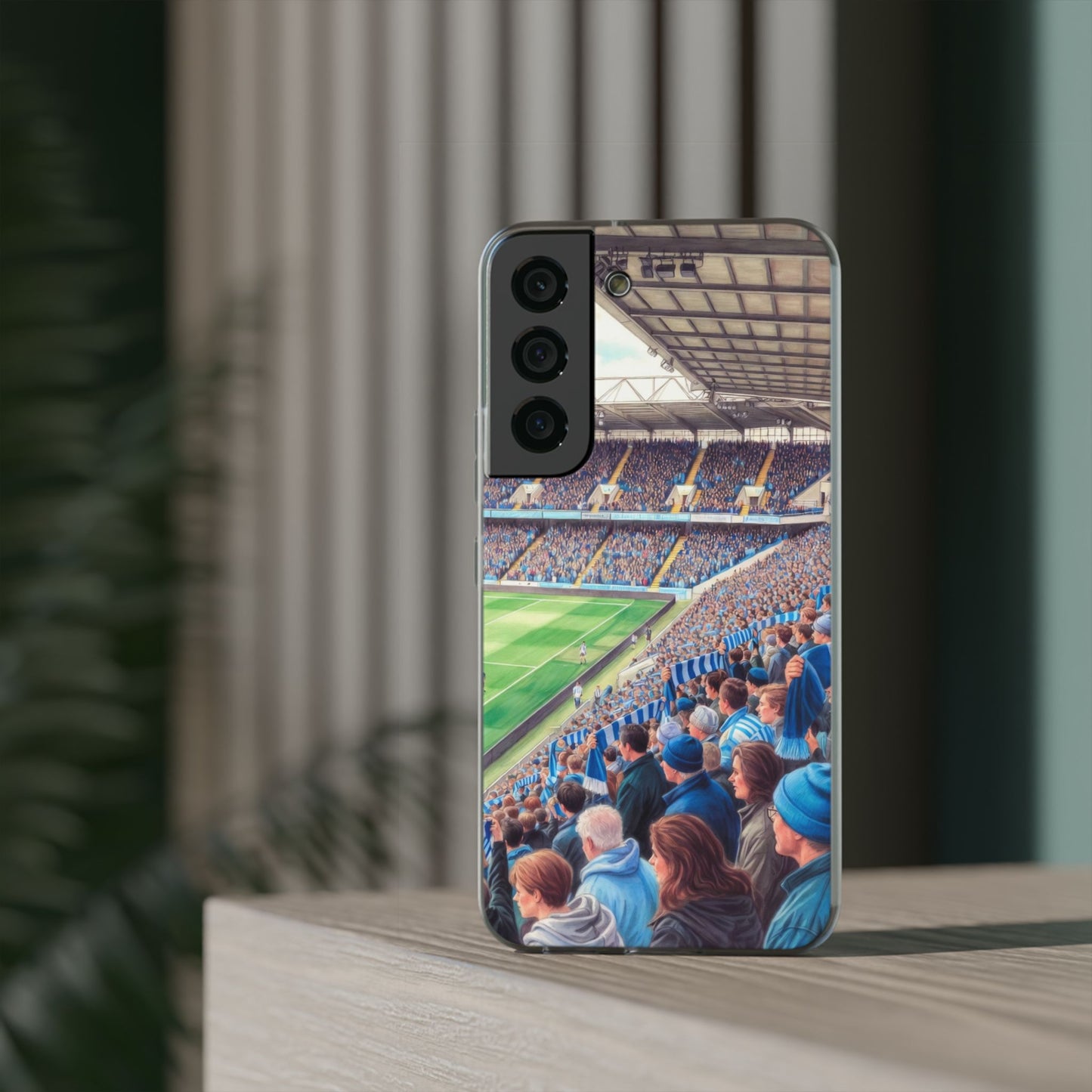 Sky blues Stadium Crowd Flexi phone case