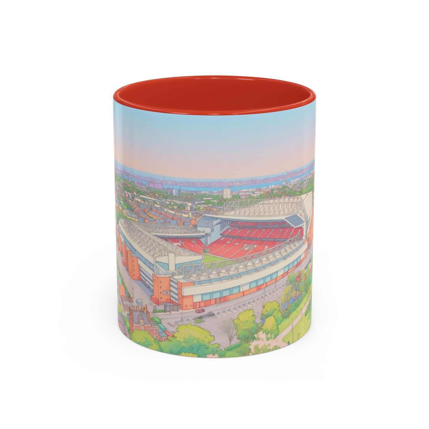 Liverpool  Stadium Coffee Mug — 'You'll Never Walk Alone' Accent Tea Cup