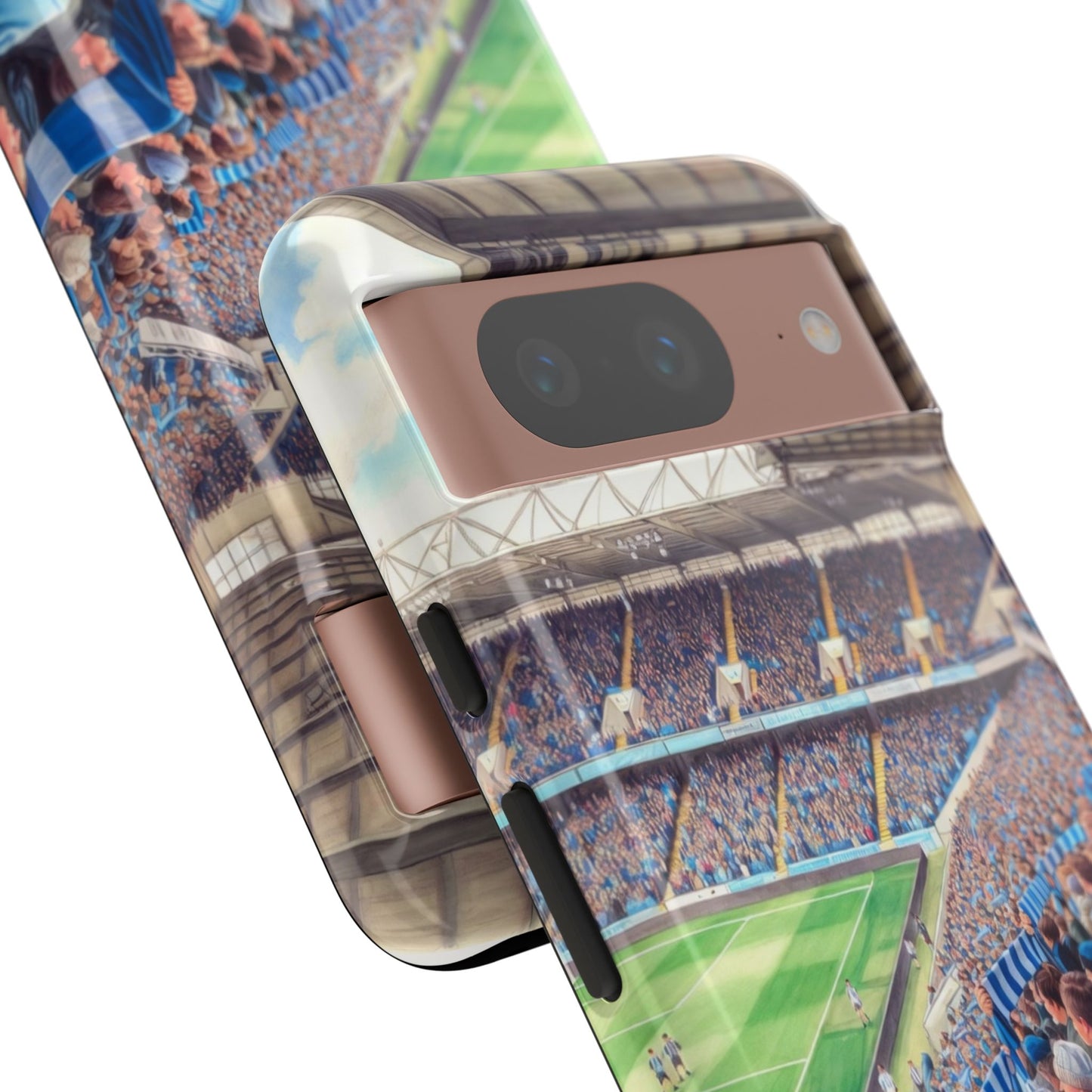 Sky blue crowd protective case