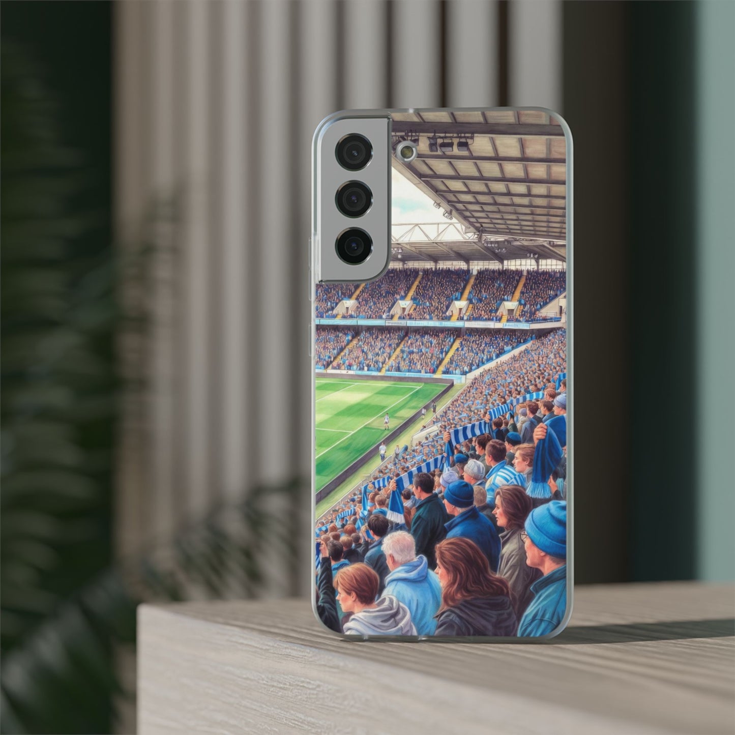 Sky blues Stadium Crowd Flexi phone case
