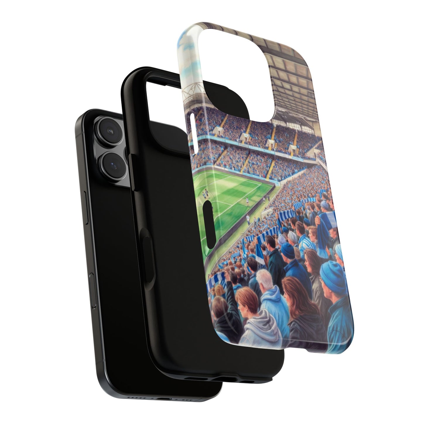 Sky blue crowd protective case