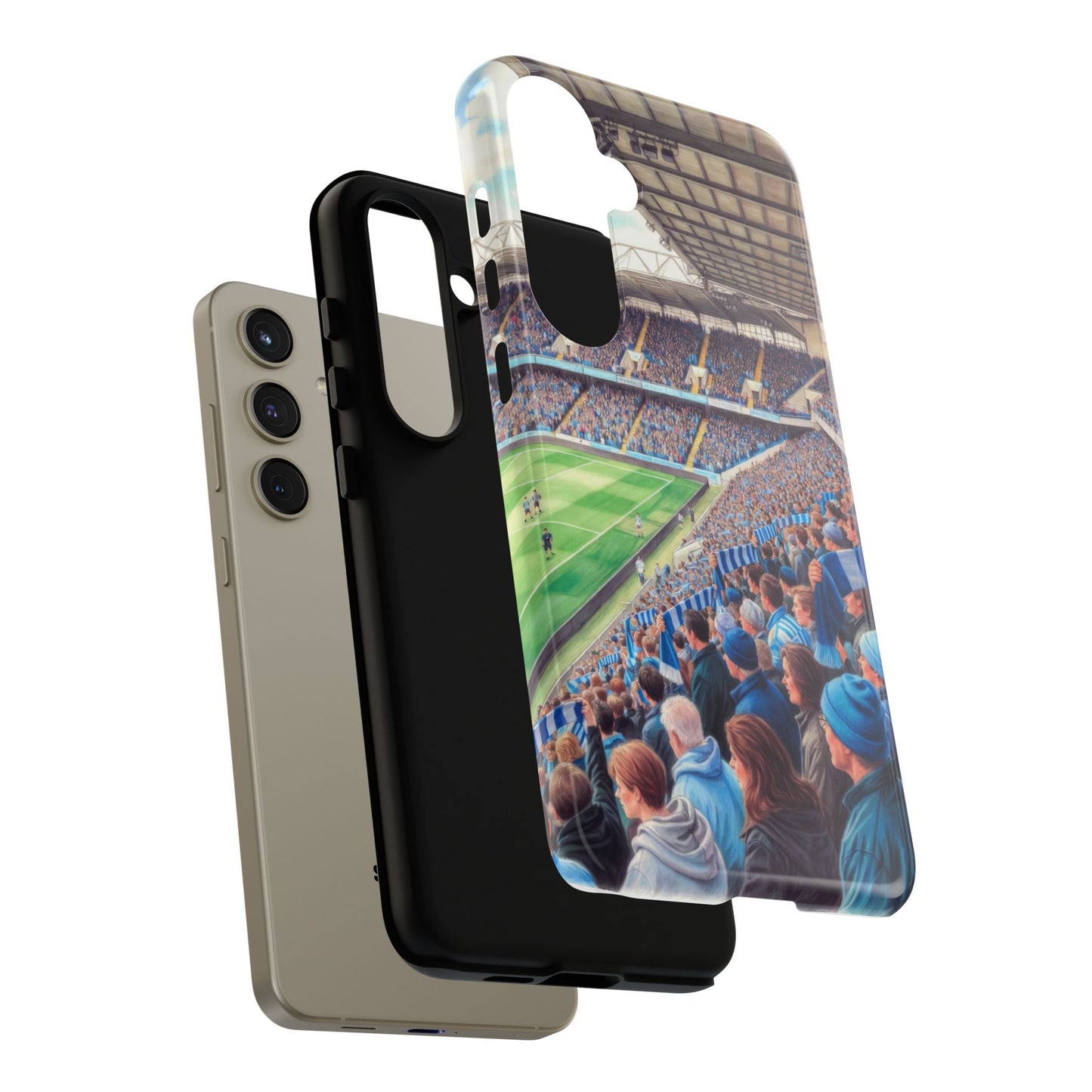 Sky blue crowd protective case