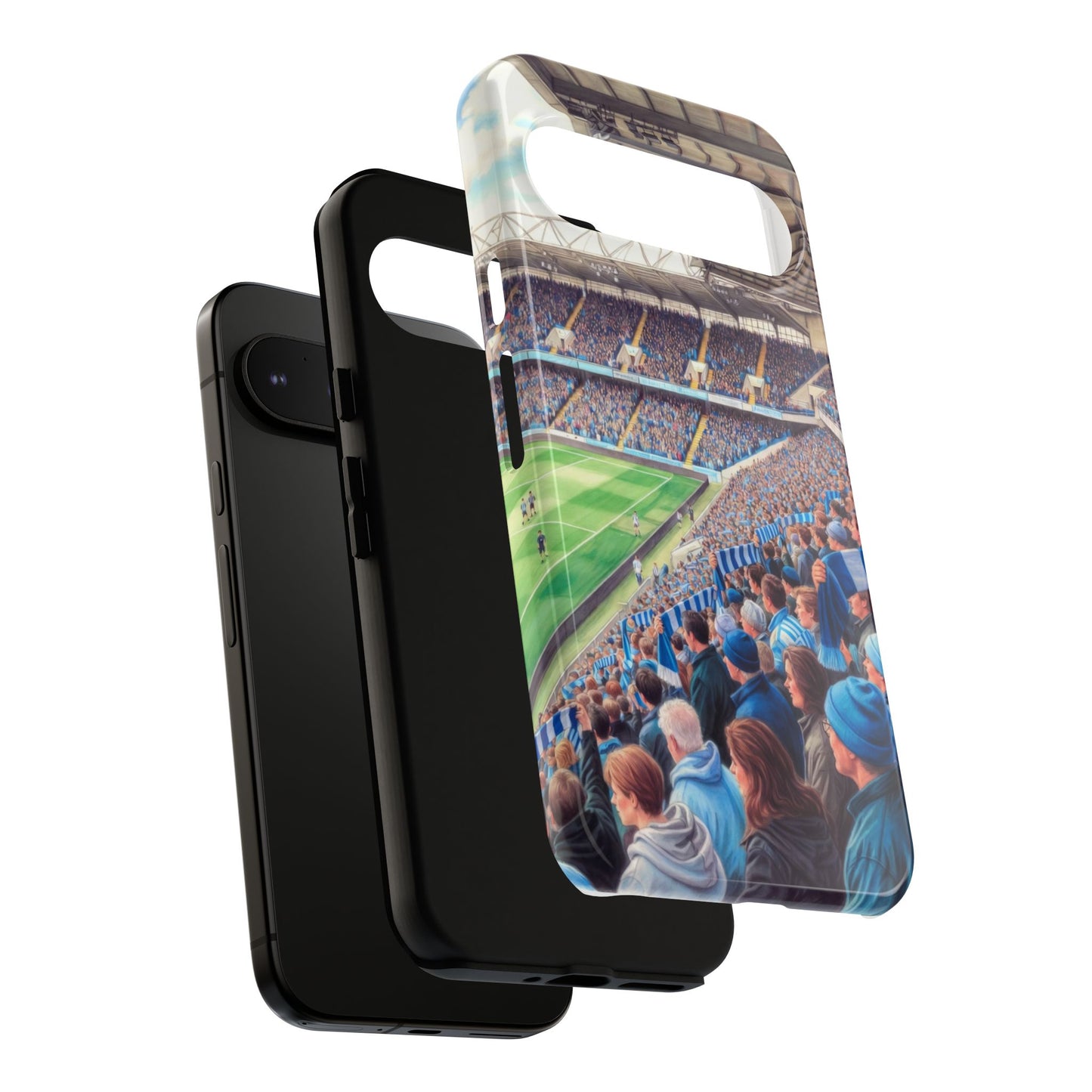Sky blue crowd protective case